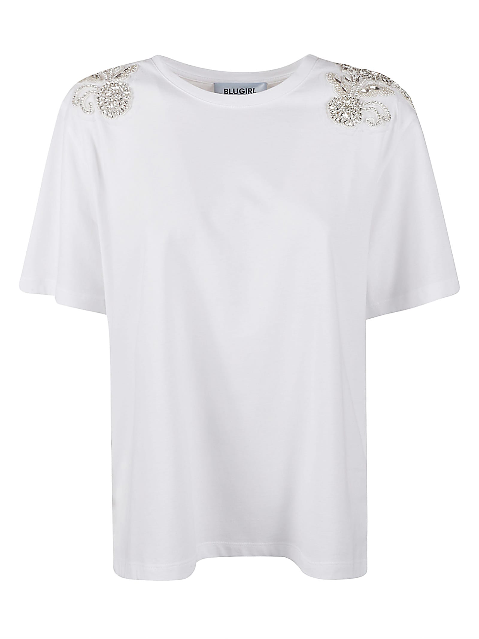 Round Neck Embellished T-shirt