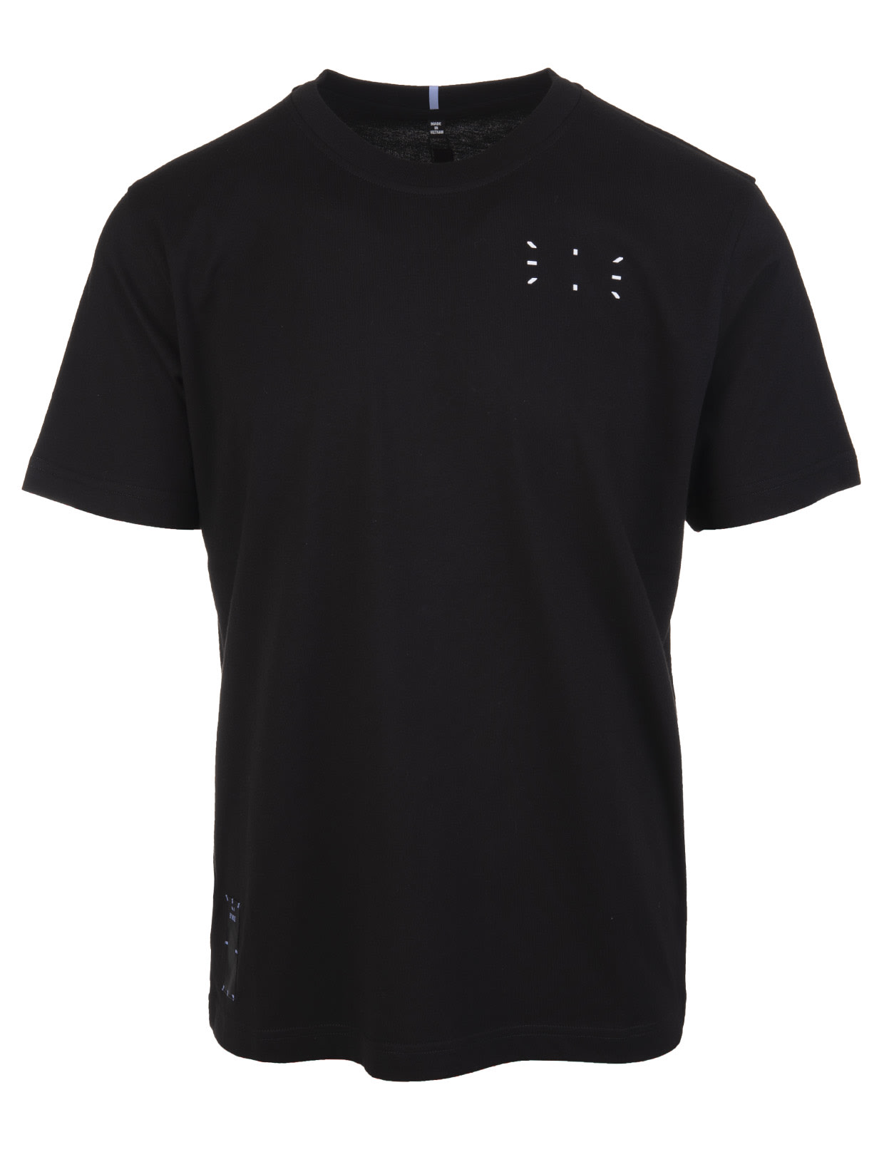 McQ Alexander McQueen Black Graphic-print Cotton T-shirt Man