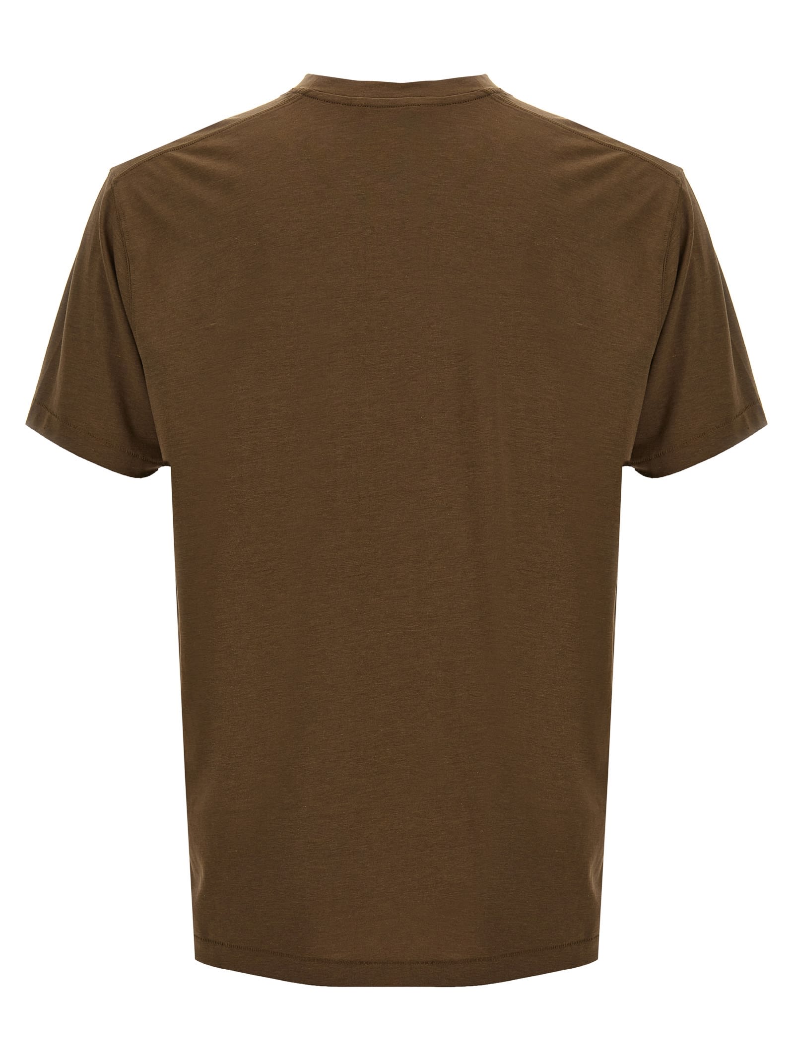 Shop Tom Ford Lyocell Blend T-shirt In Green