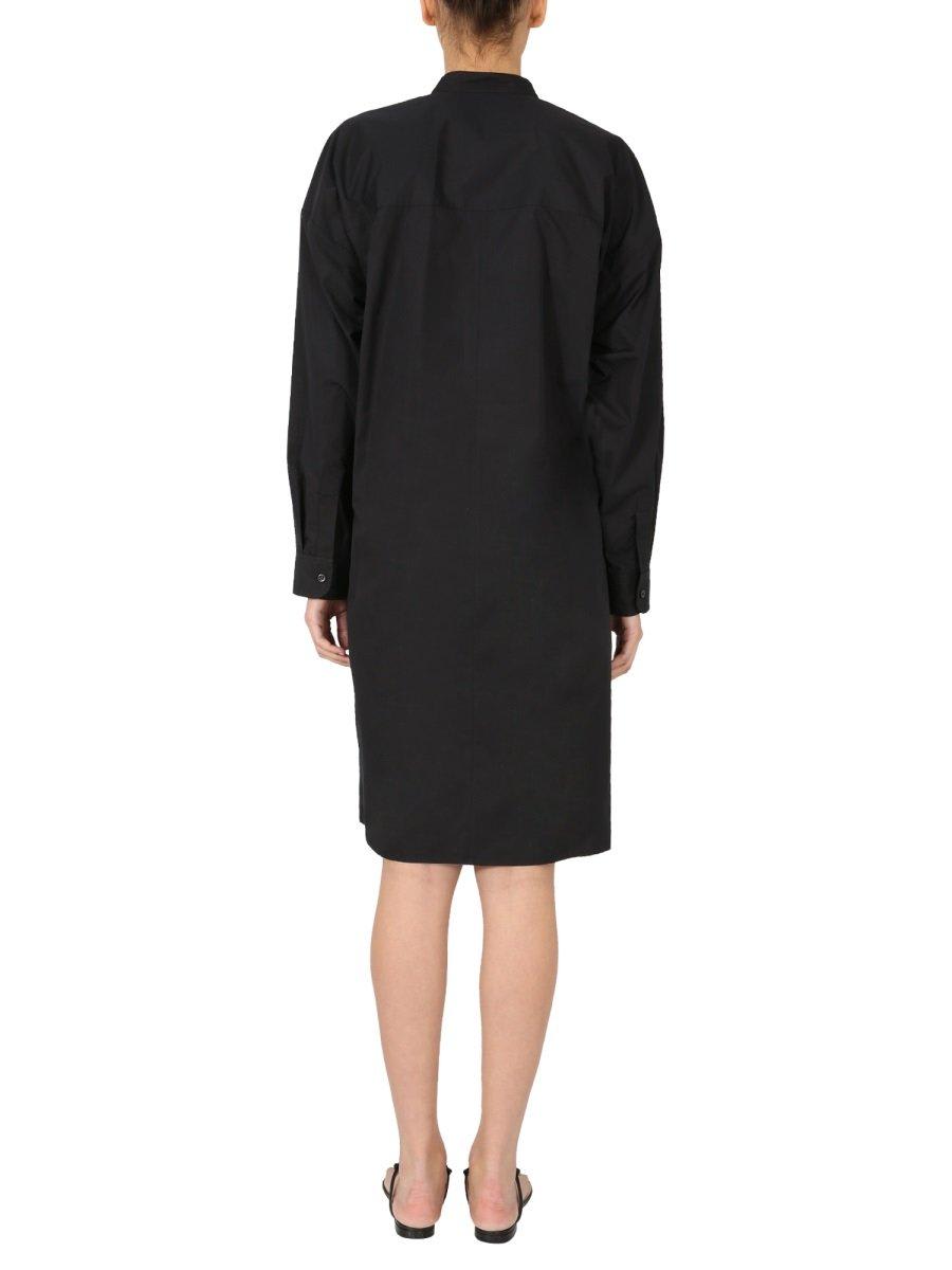 Shop Givenchy Chain Belt Shirt Dress In Black