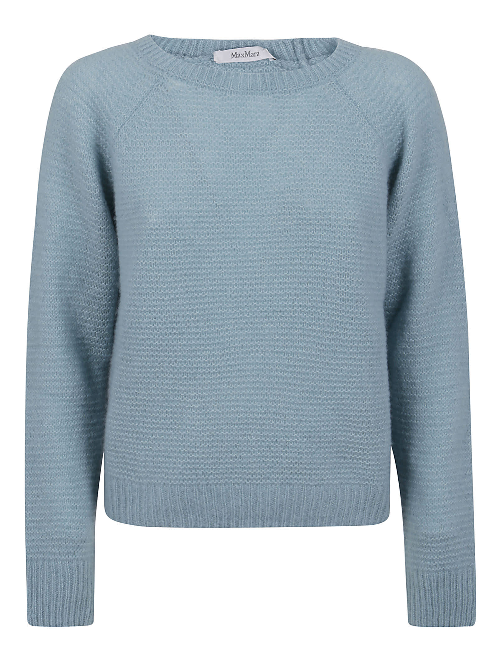 Max Mara Light Blue Cashmere Sweater