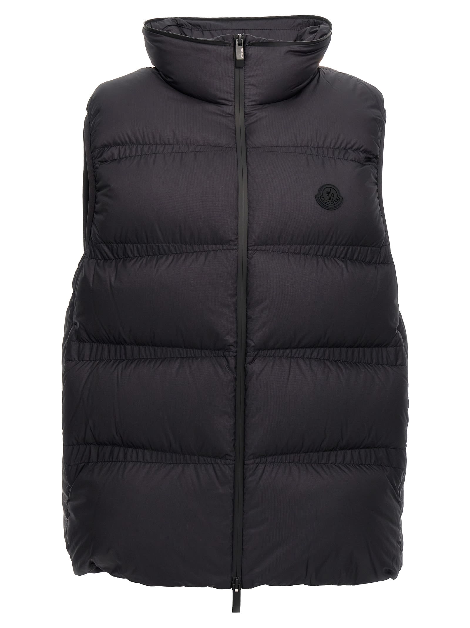 Shop Moncler Lausen Vest In Black