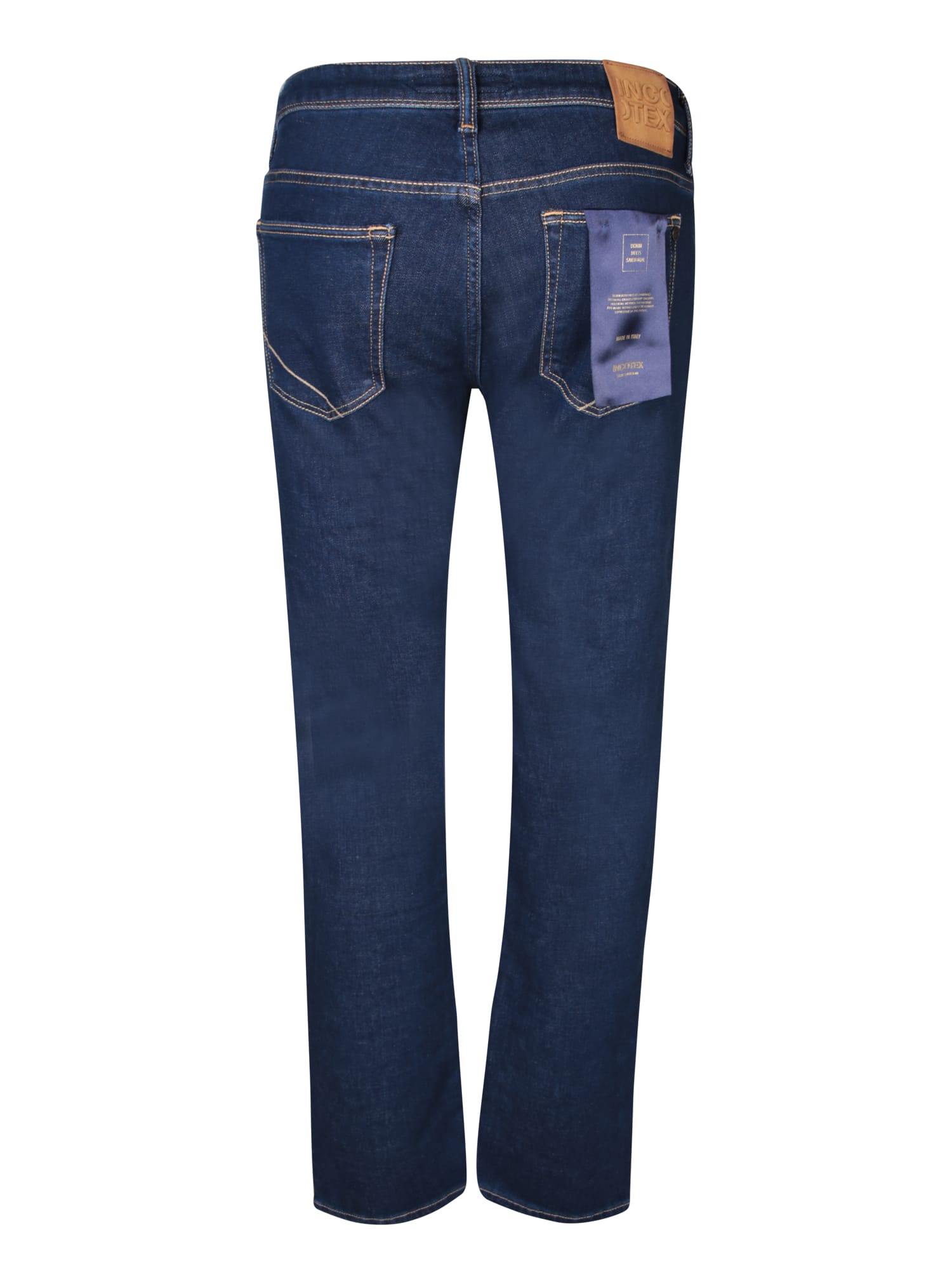 Shop Incotex 5t Blue Denim Jeans