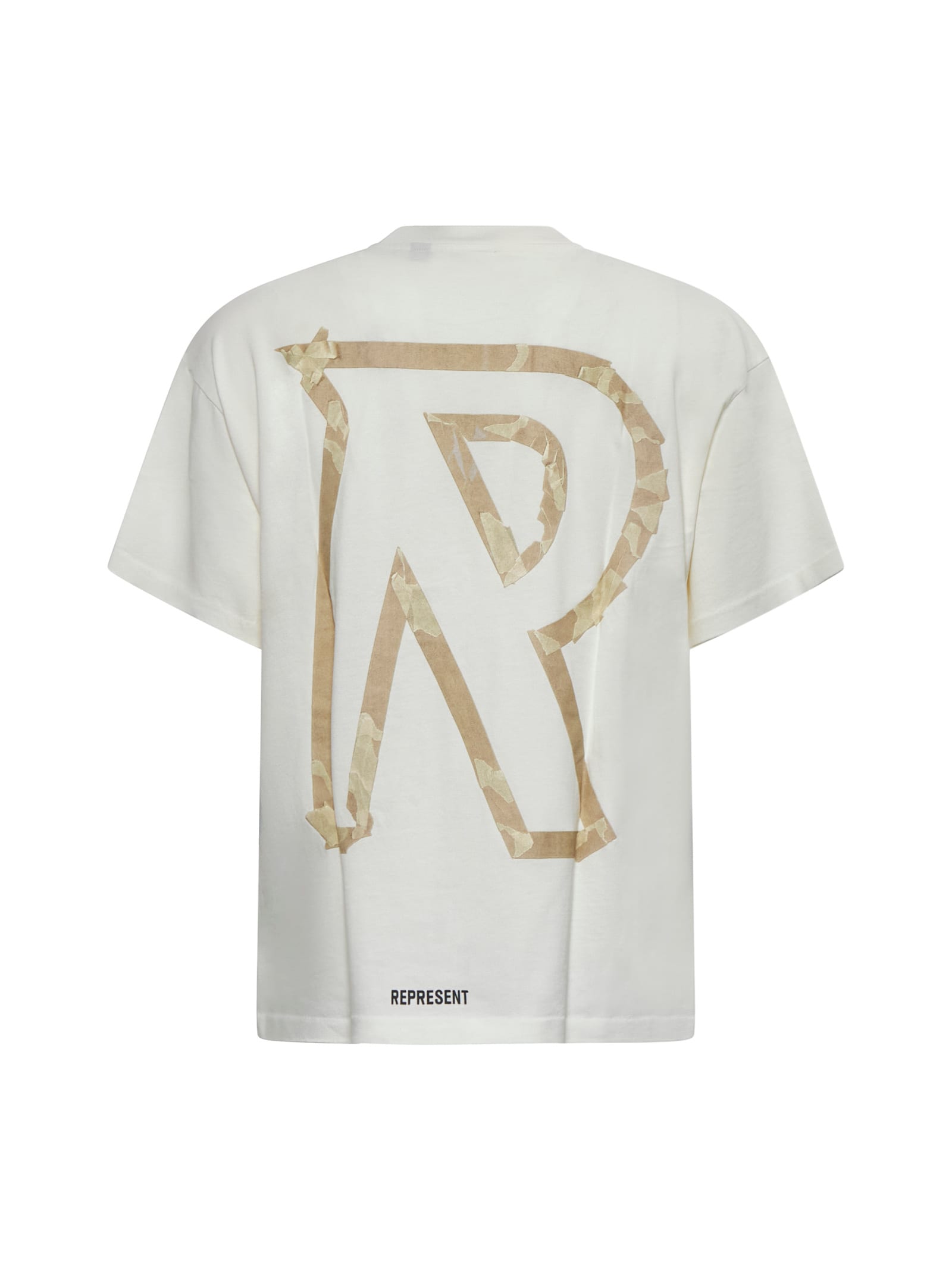 Shop Represent T-shirt In Flat White