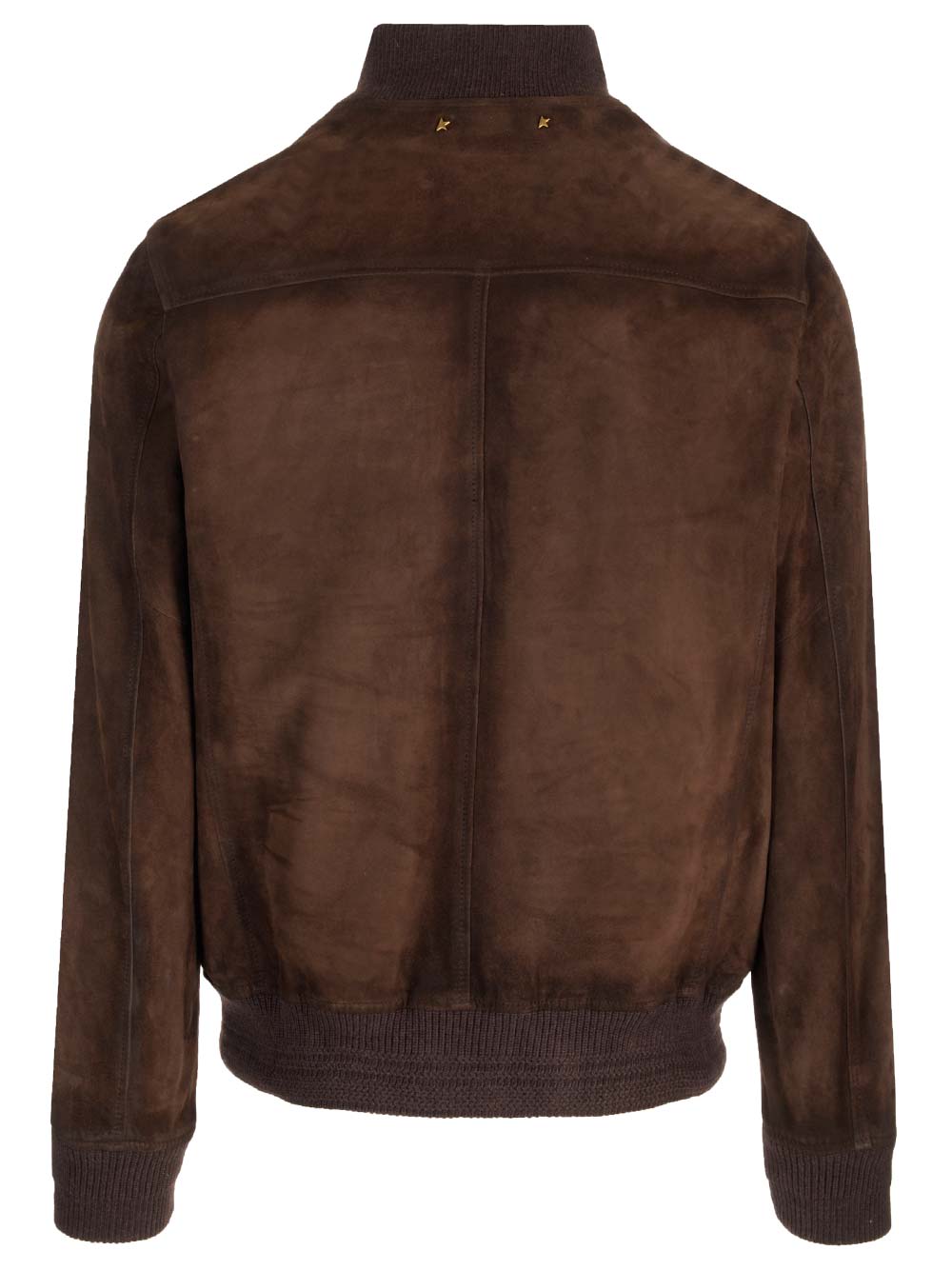 Shop Golden Goose Valstar Suede Jacket In Chicory Coffee