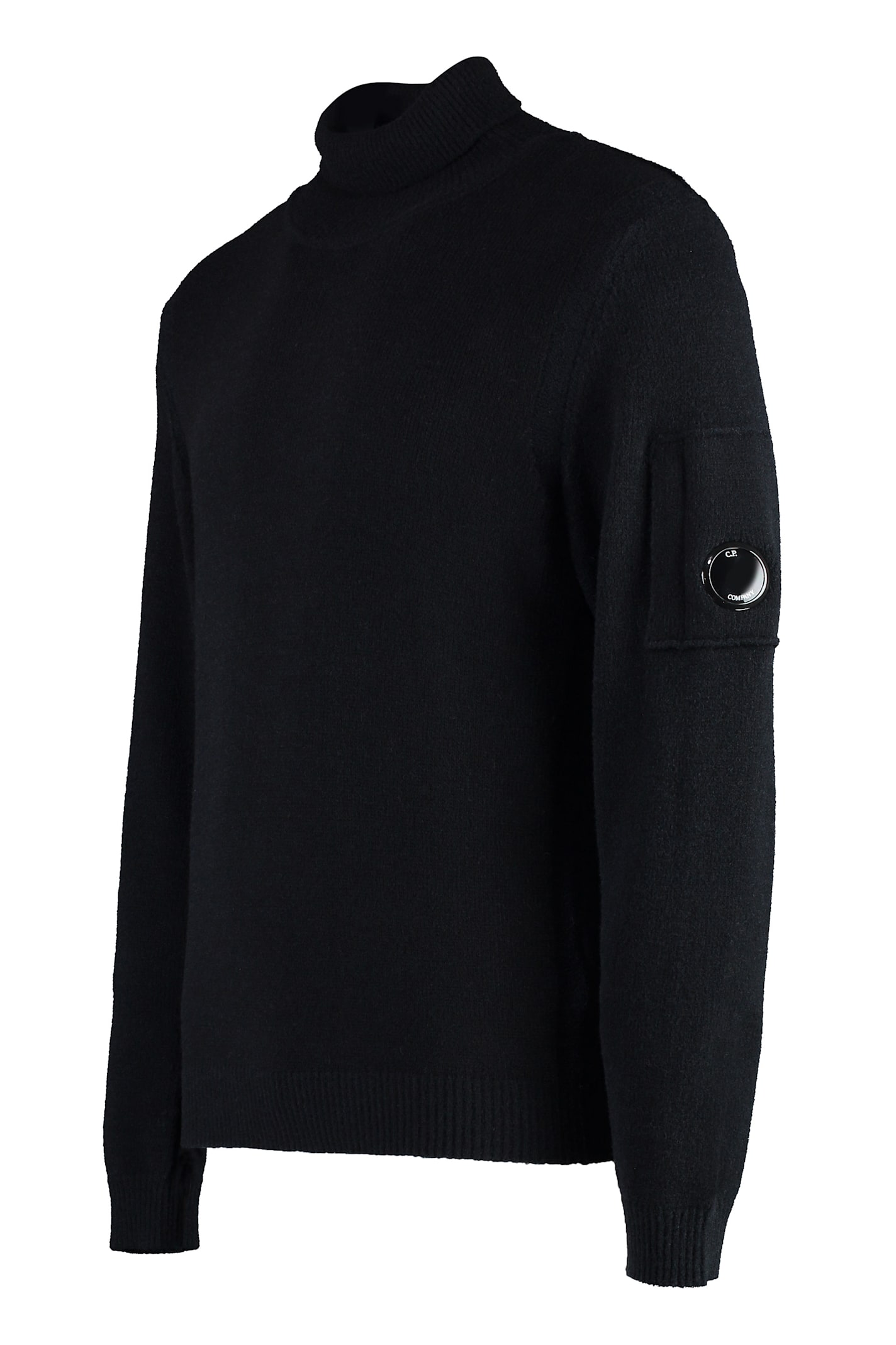 C.P. COMPANY WOOL BLEND TURTLENECK SWEATER