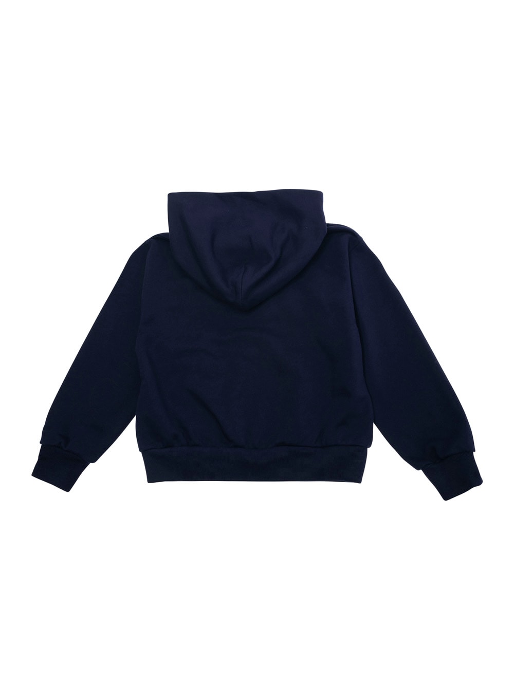 Gucci Blue Hoodie With Web Detail With Horsebit On The Front In Cotton Girl In Black