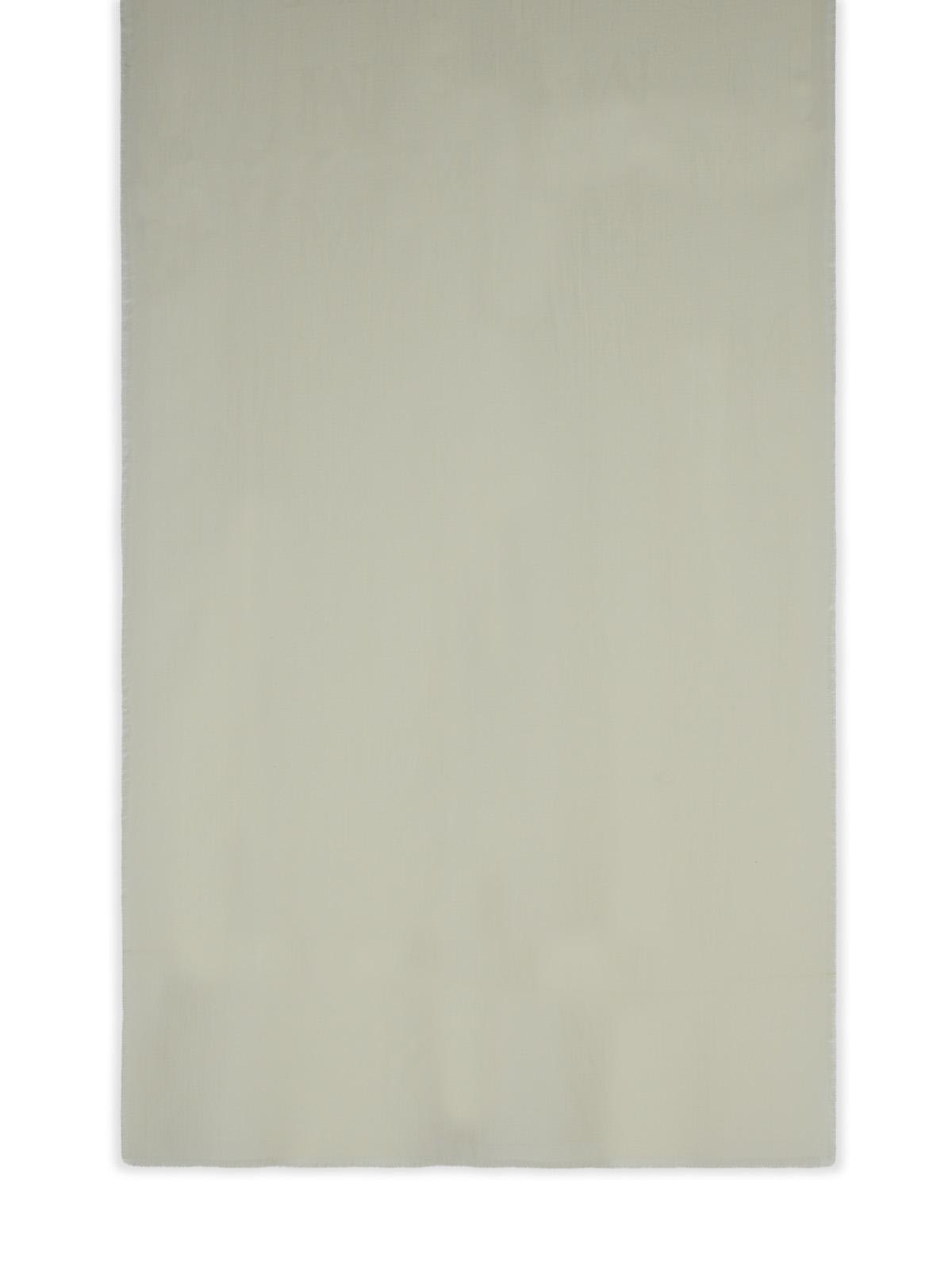 Max Mara Curvone Ivory Wool Blend Scarf In Ivory