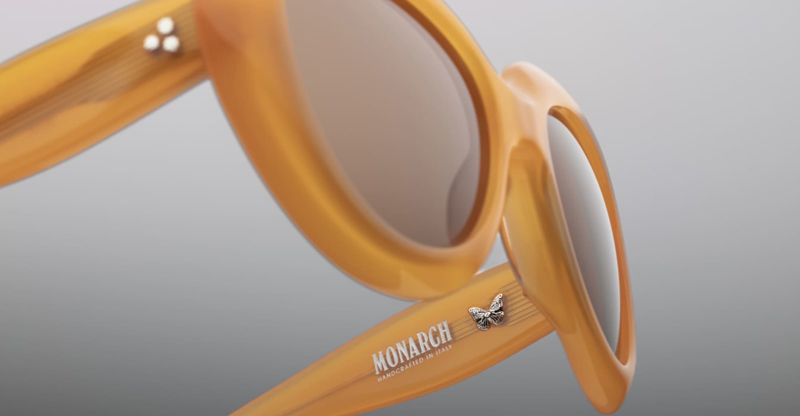 Shop Jacques Marie Mage Monarch - Bengal Sunglasses In Orange