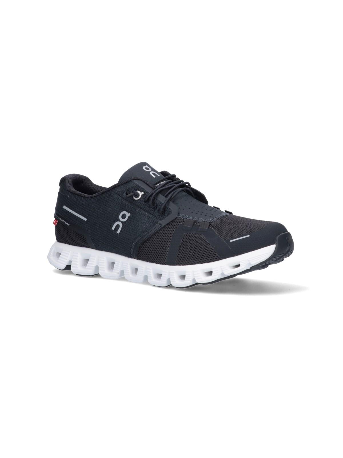 Shop On Cloud 5 Sneakers In Black White