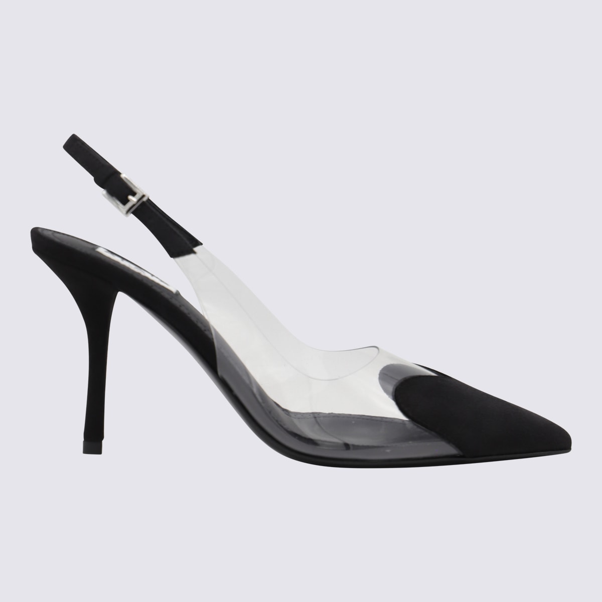Alaïa Alaia 100mm Le Coeur Heart Shaped Slingback Pumps In Black