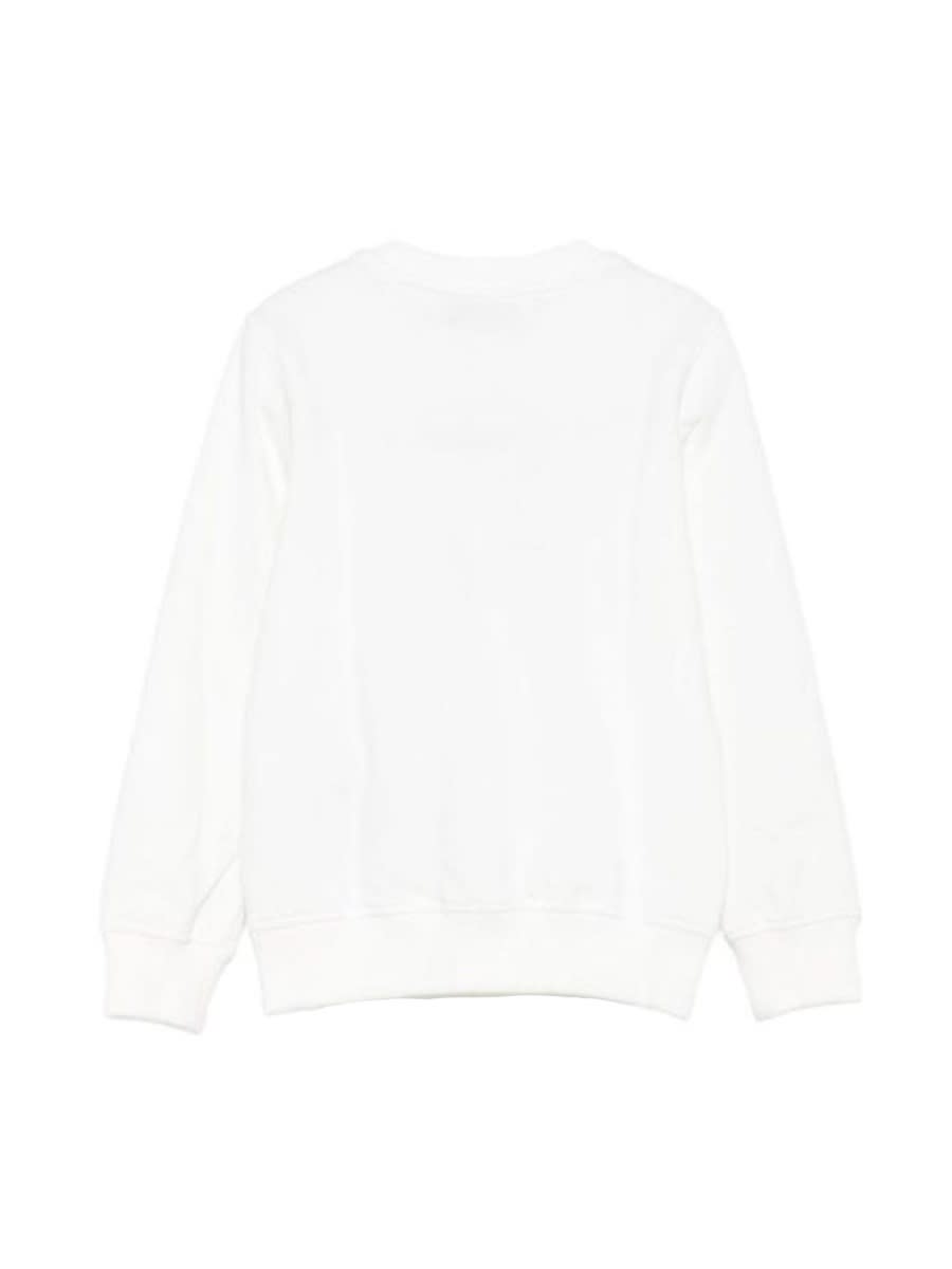 Moschino Jersey With Logo In White