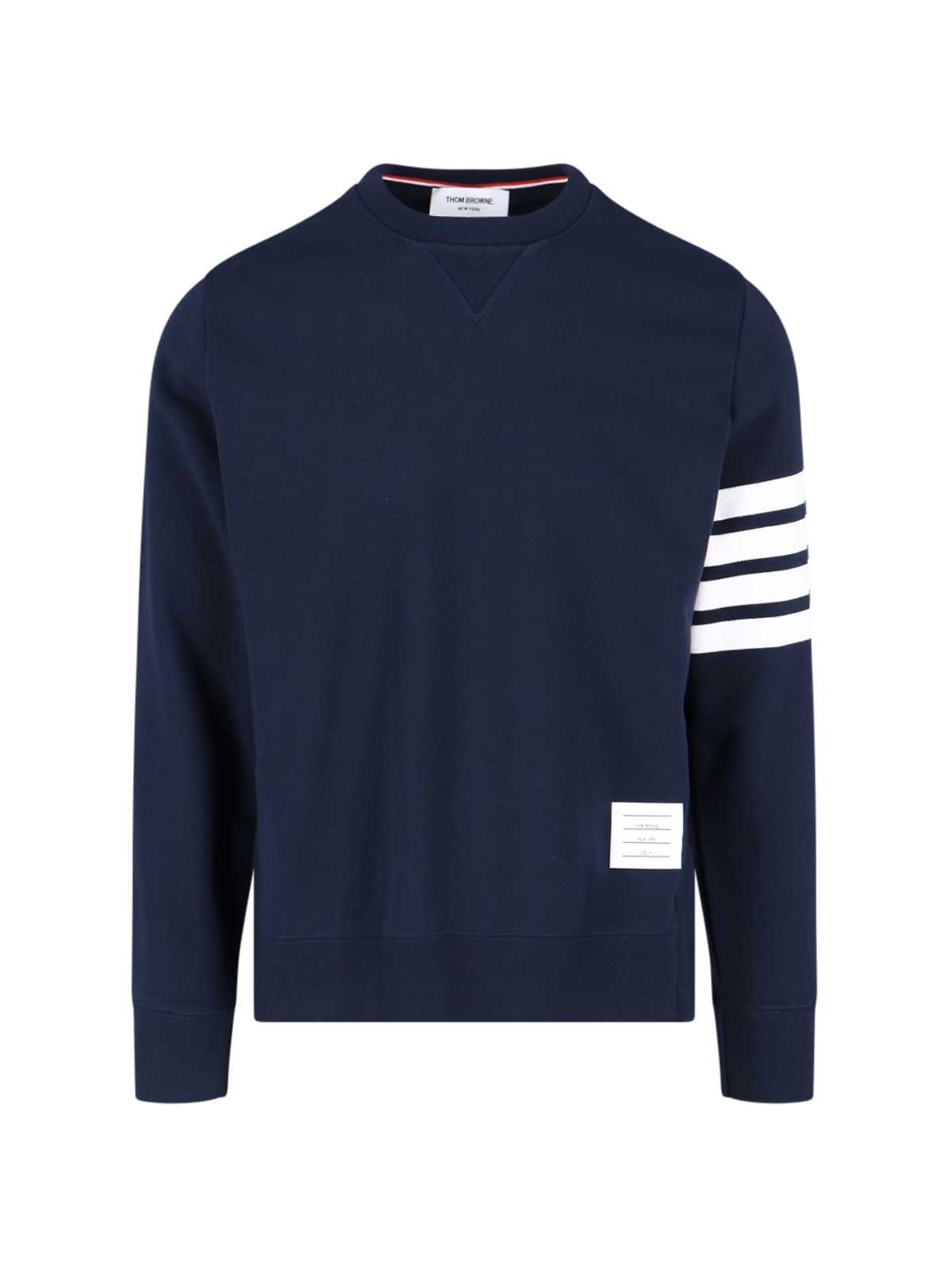 Shop Thom Browne 4-bar Sweatshirt In Blue