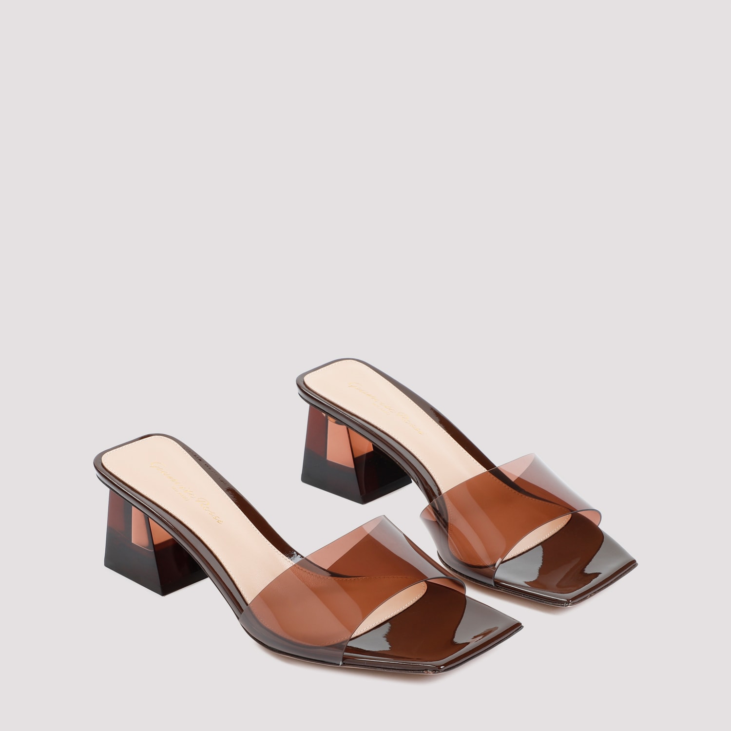 Shop Gianvito Rossi Cosmic Mules In Brob Brown Brown