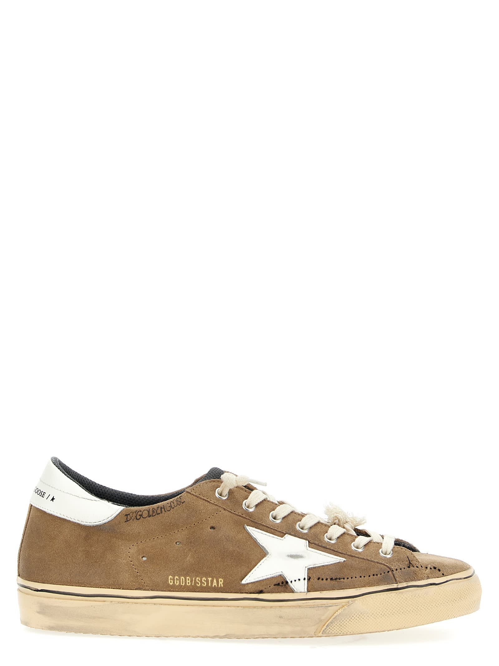 Shop Golden Goose Superstar Sneakers In Brown