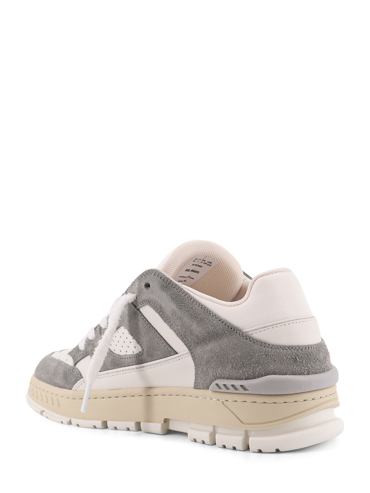 Axel Arigato Area Lo Low-top Suede And Leather Sneakers In Gray