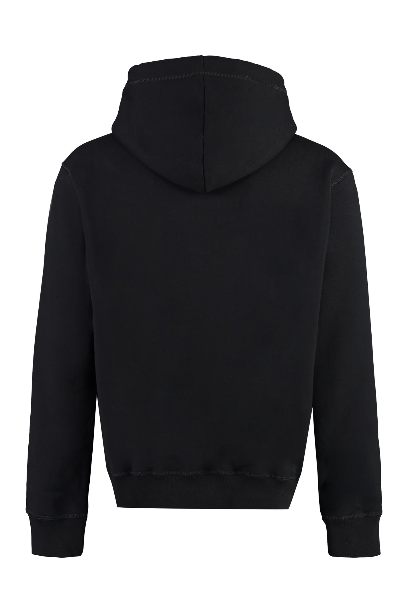 Shop Dsquared2 Cotton Hoodie In Black