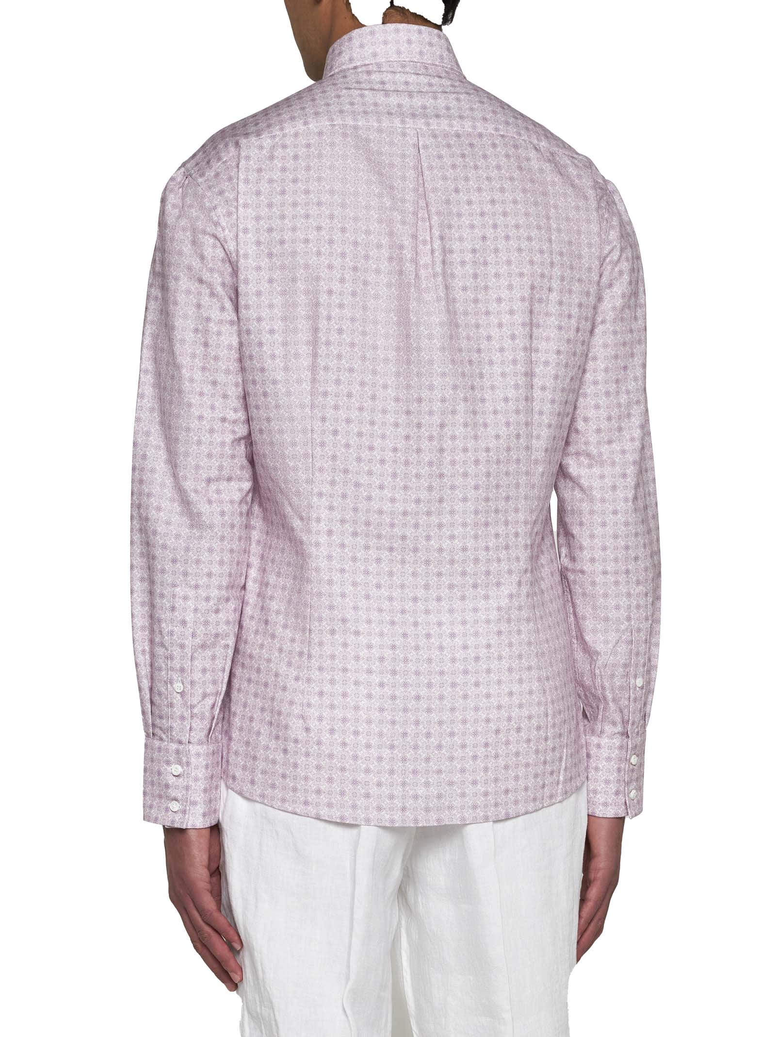 Shop Brunello Cucinelli Shirt In Pink