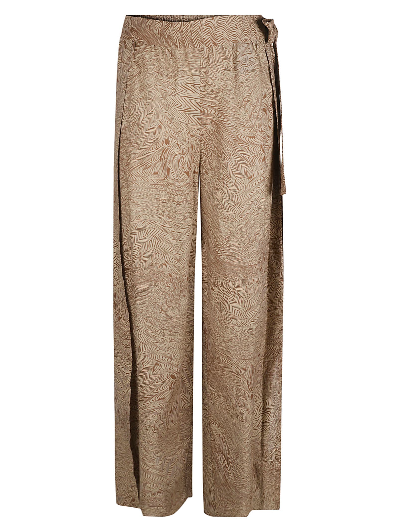 FEDERICA TOSI BOW SIDE DETAIL TROUSERS