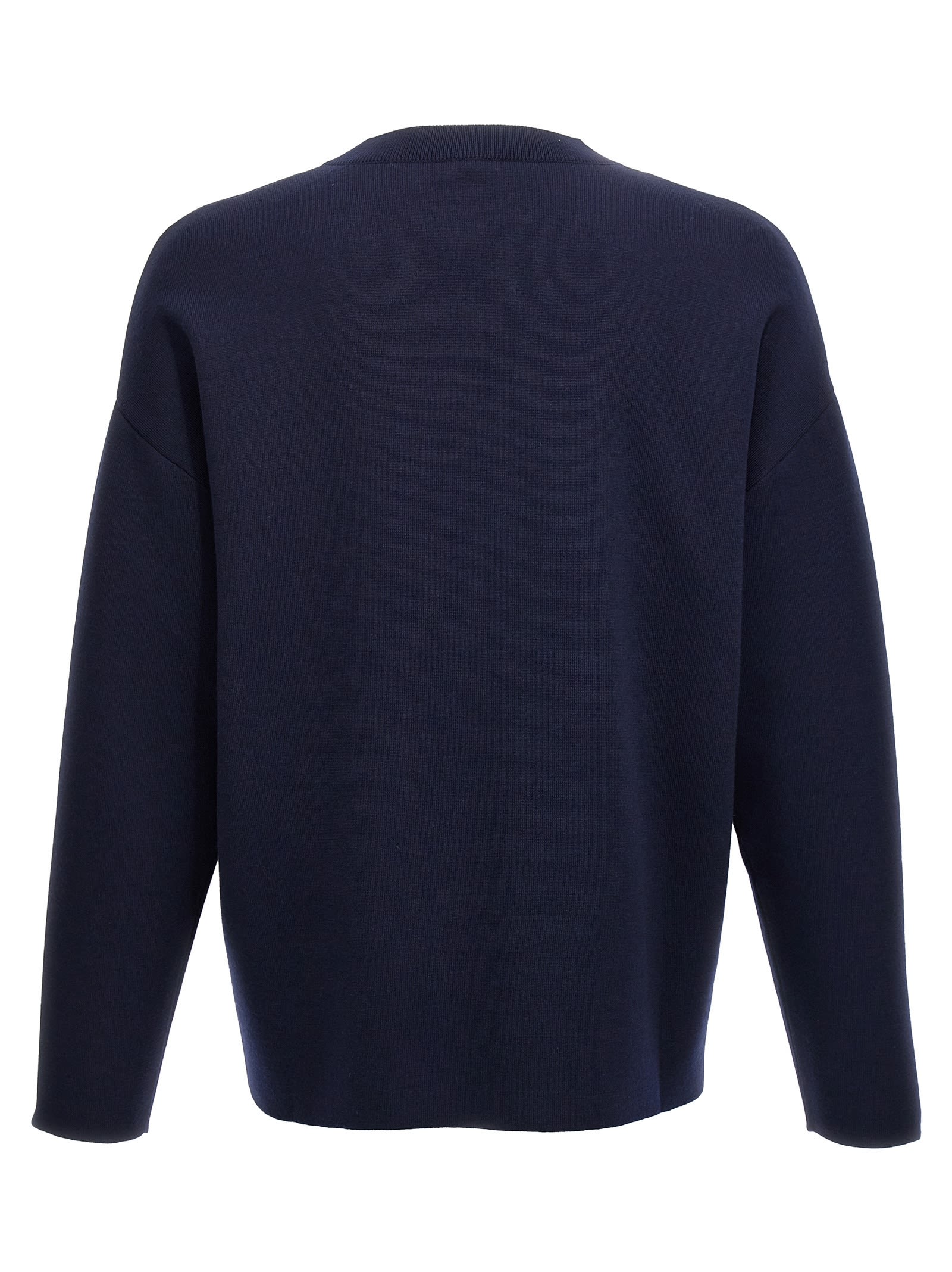 Shop Loewe Anagram Sweater In Blue