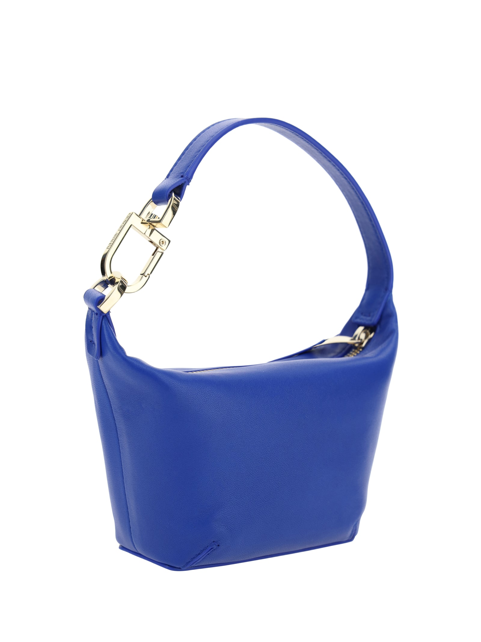 Shop Giorgio Armani Green Mini Shoulder Bag In Blu China