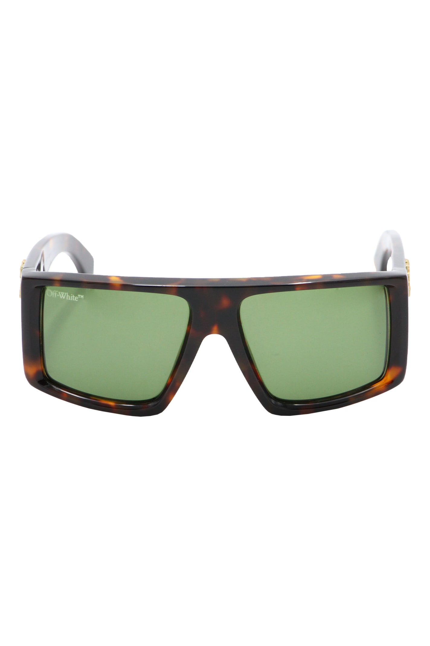 Off-white Squared Sunglasses In Brown