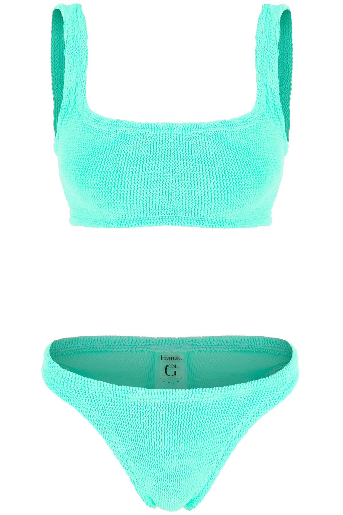 Shop Hunza G Xandra Bikini Set In Lime (green)