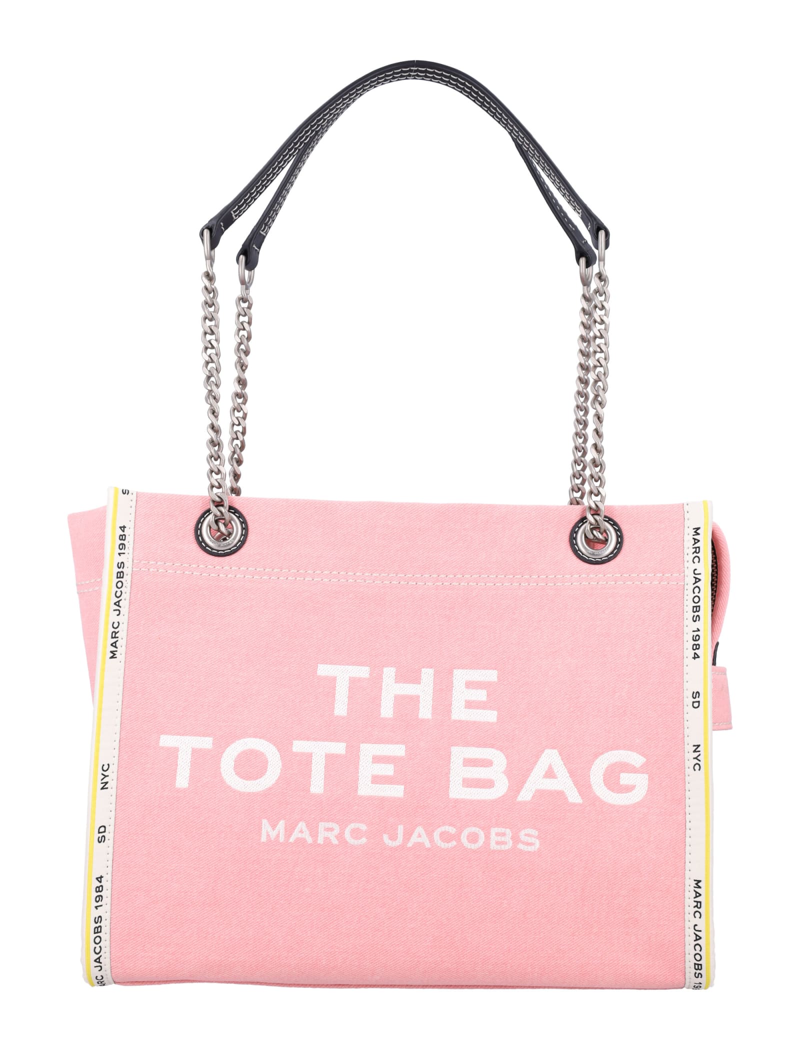 Shop Marc Jacobs The Medium Tote Bag In Ribbon Rose