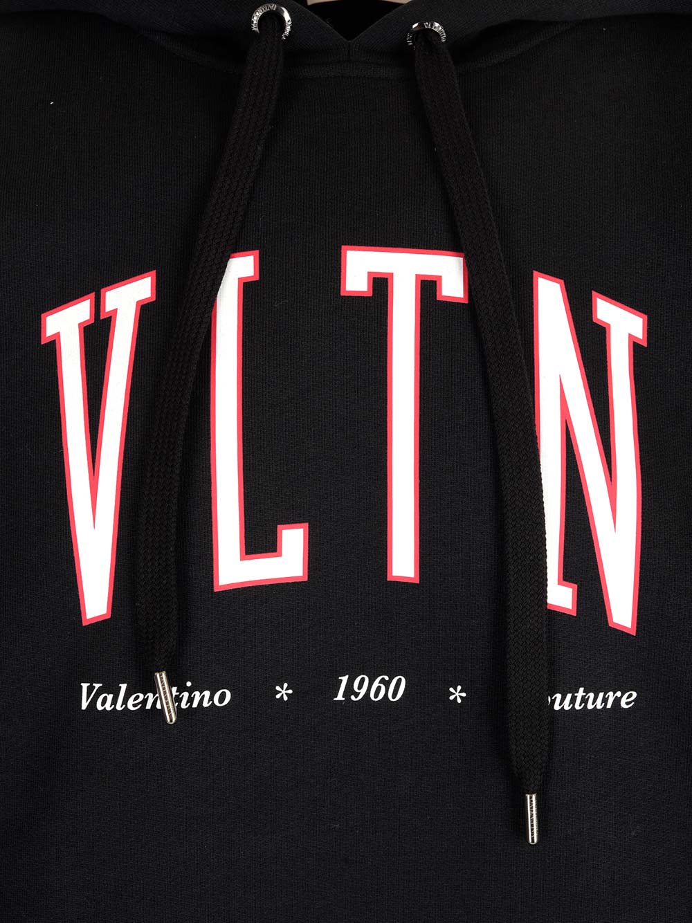 Shop Valentino Black Vltn Hoodie