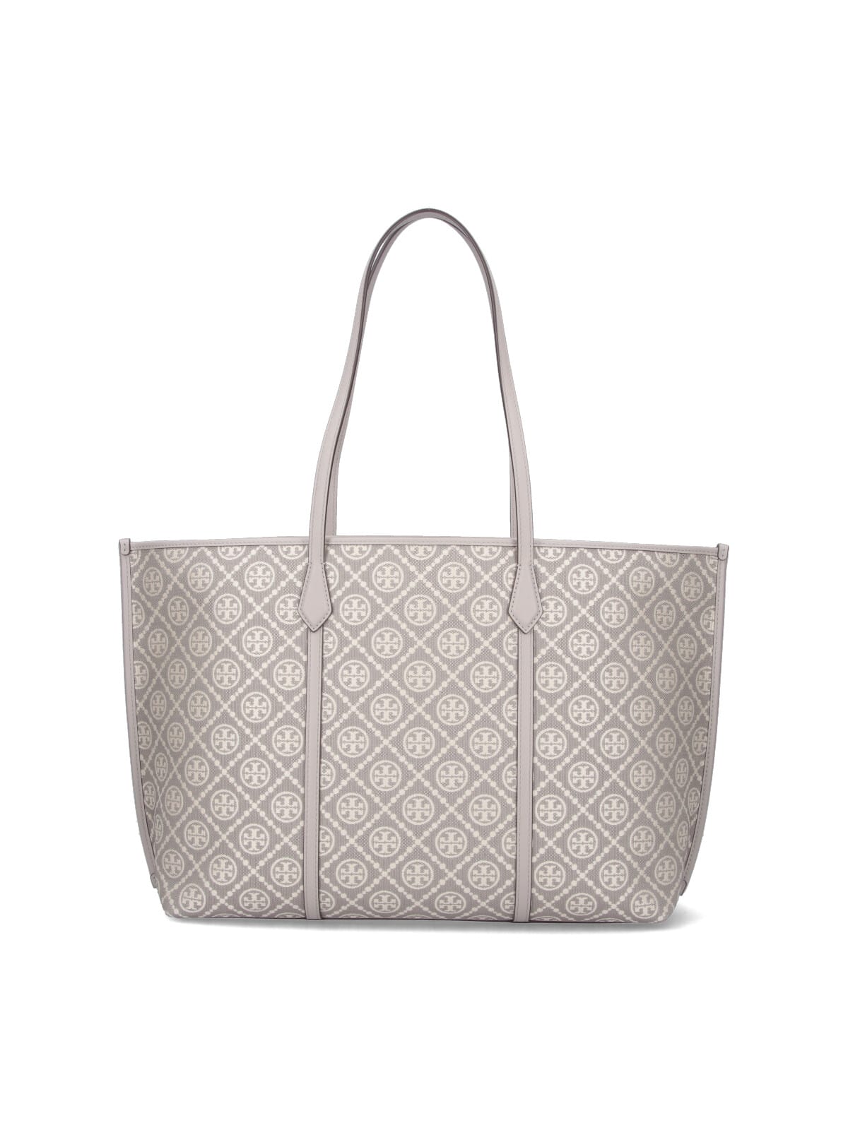 Tory Burch Perry T Shopper Bag In Gray