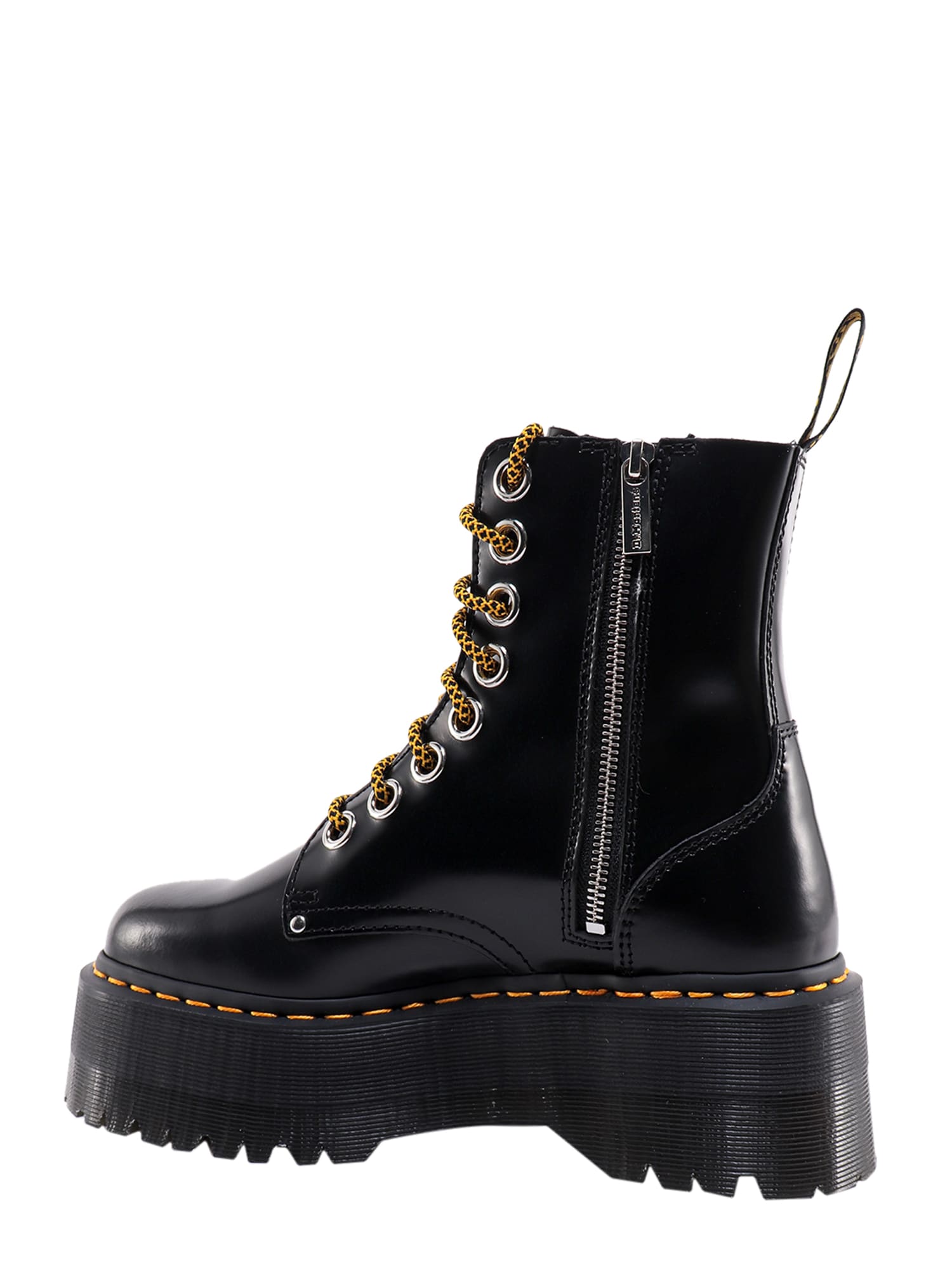 Shop Dr. Martens' Jadon Max Ankle Boots In Nero