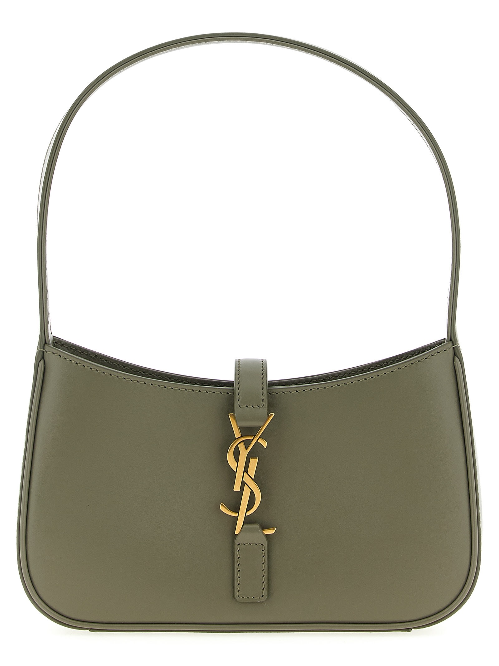 Saint Laurent 'hobo Le 5 À 7' Mini Handbag In Green