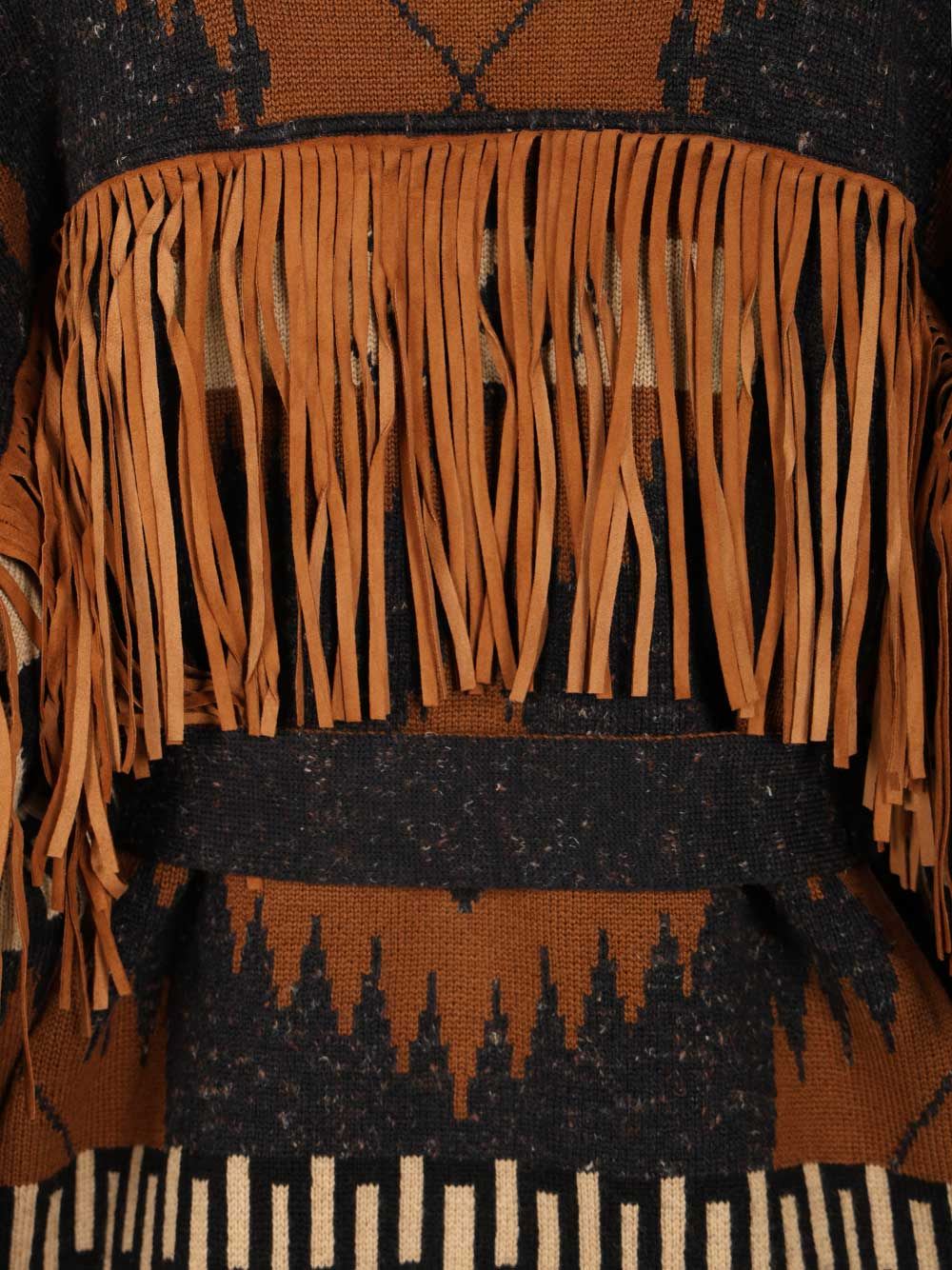 Alanui Dreamscape Cardigan In Black