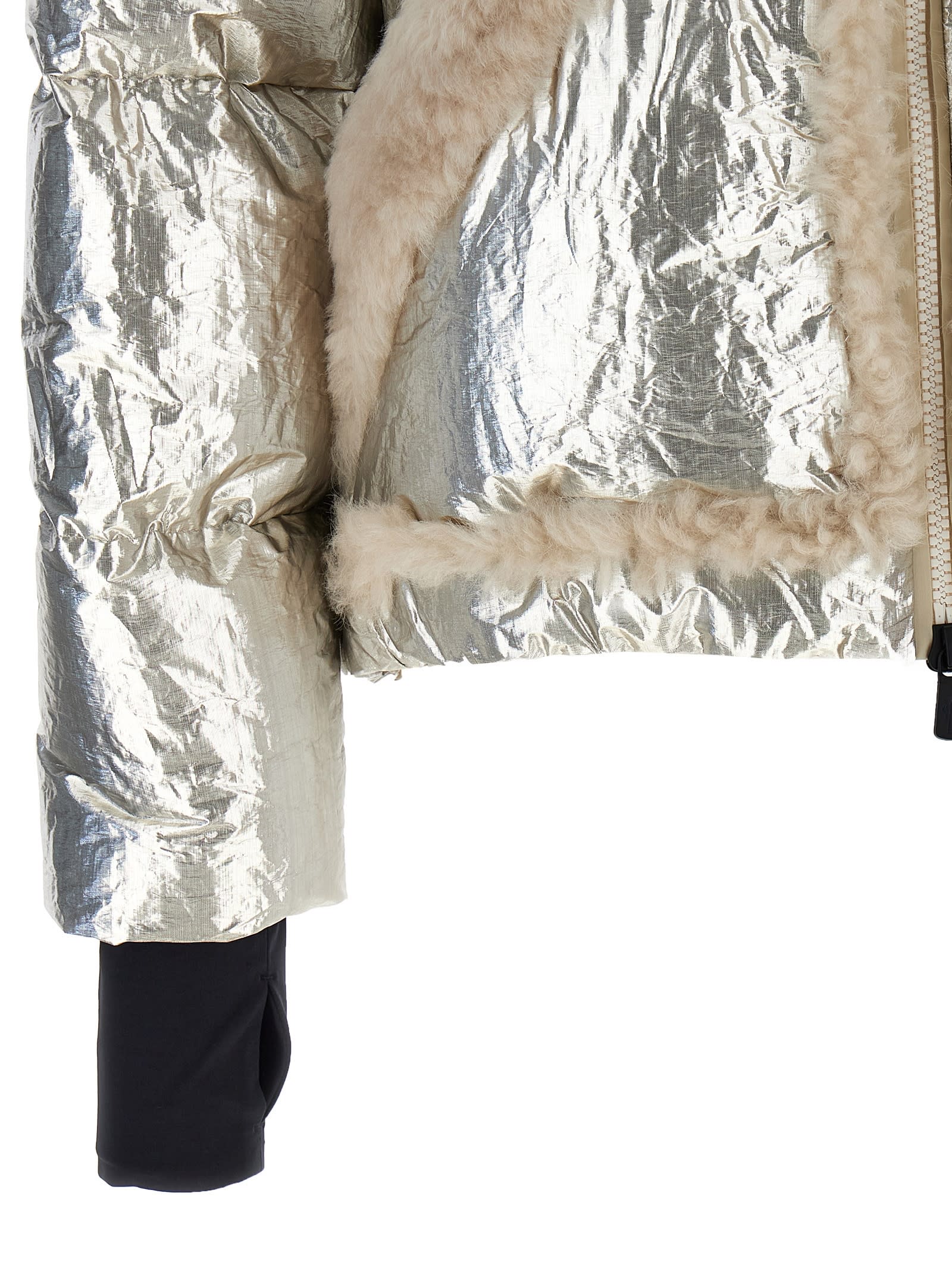 Shop Moncler Trevelin Down Jacket In Silver