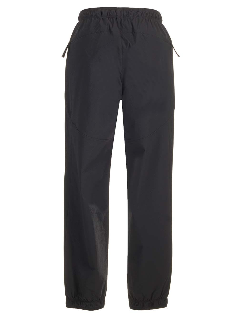 Shop Moncler Black Joggers In Stretch Technical Nylon