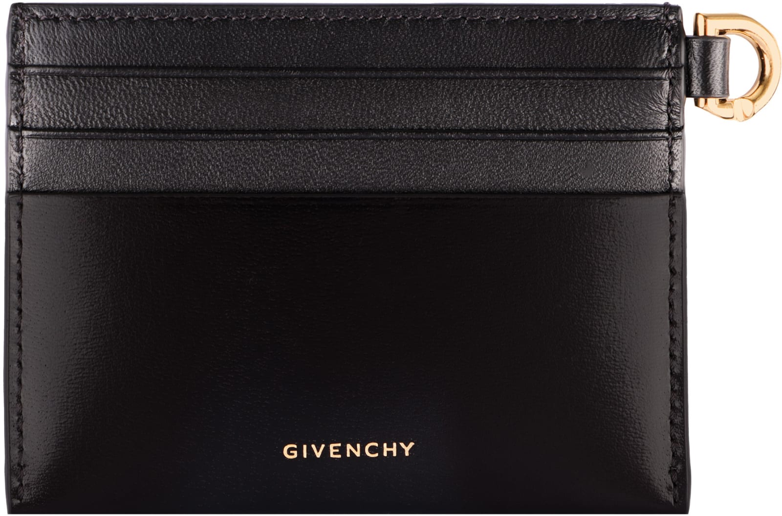 Shop Givenchy 4geather Card Holder In Black