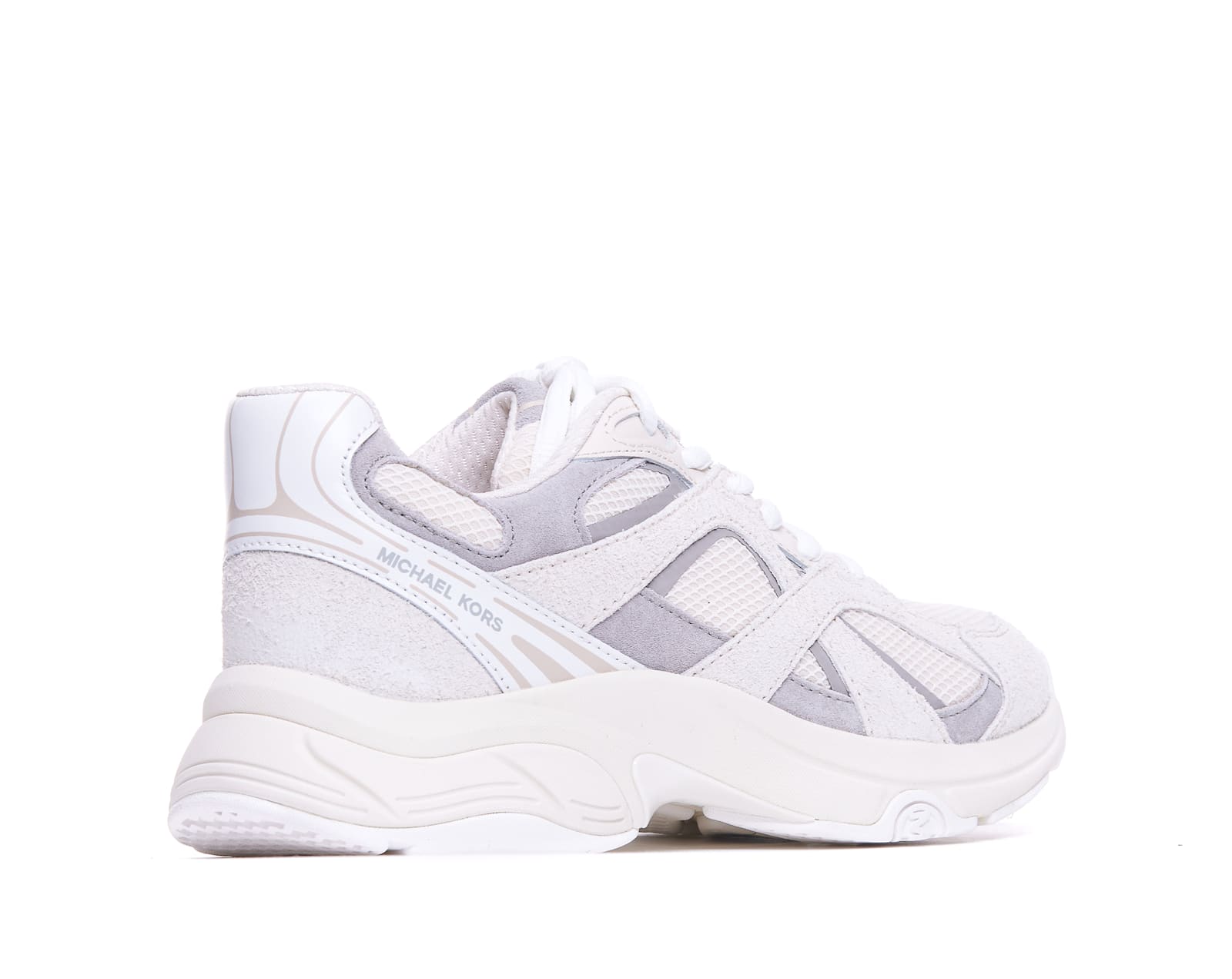 Michael Michael Kors Leo Trainer Sneakers In White