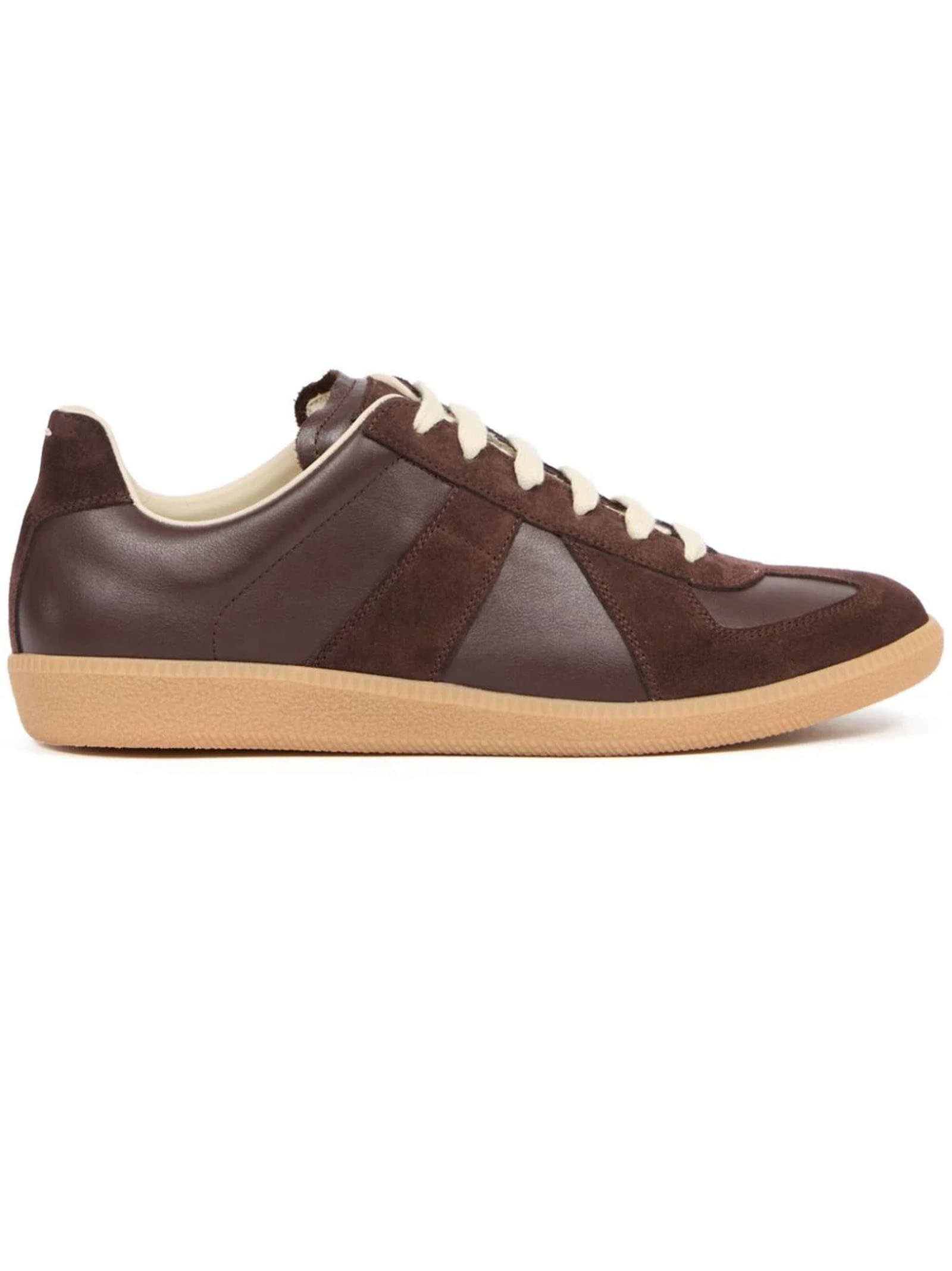 Shop Maison Margiela Sneakers Brown