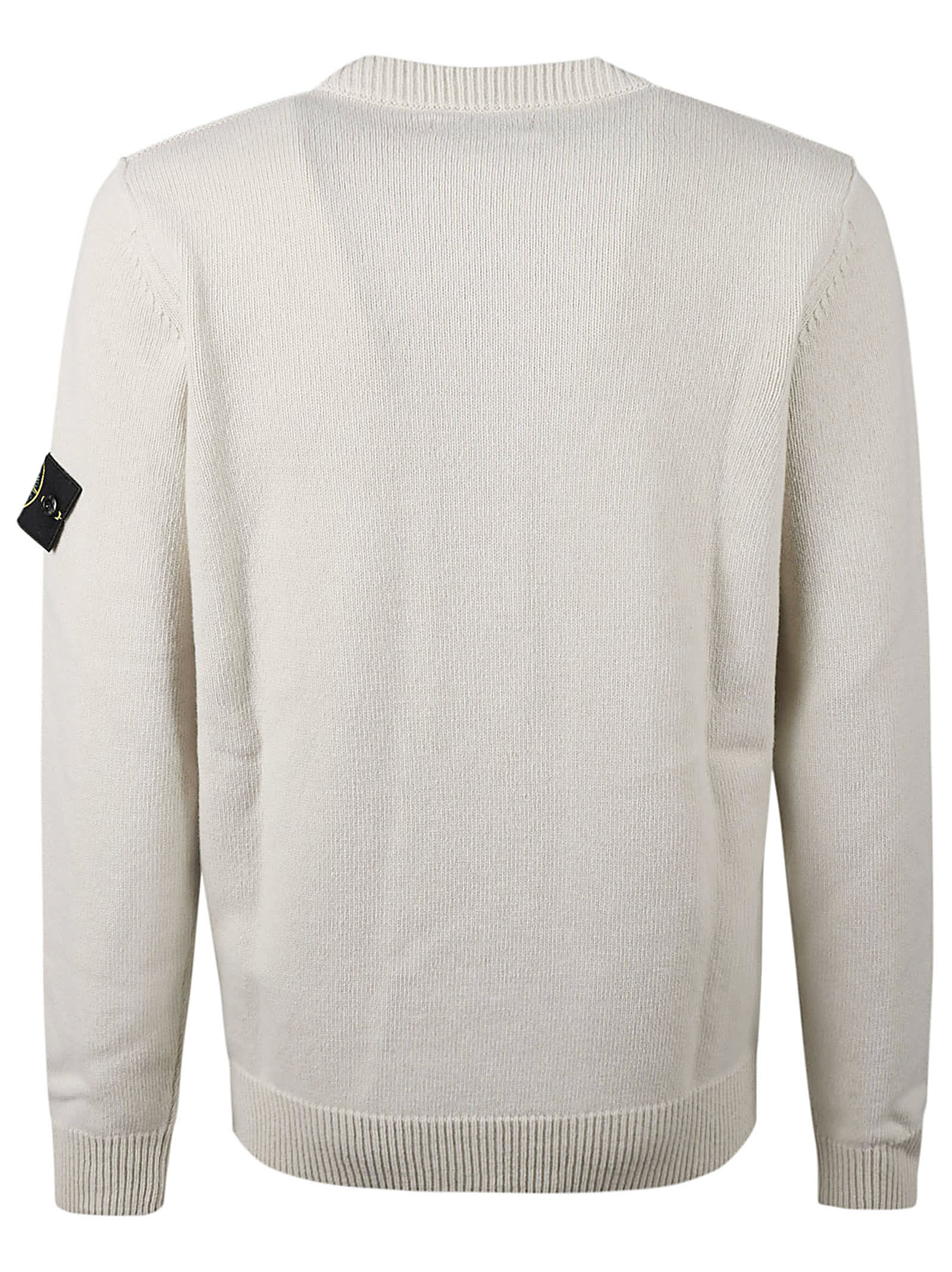 Shop Stone Island Sweater In Plaster