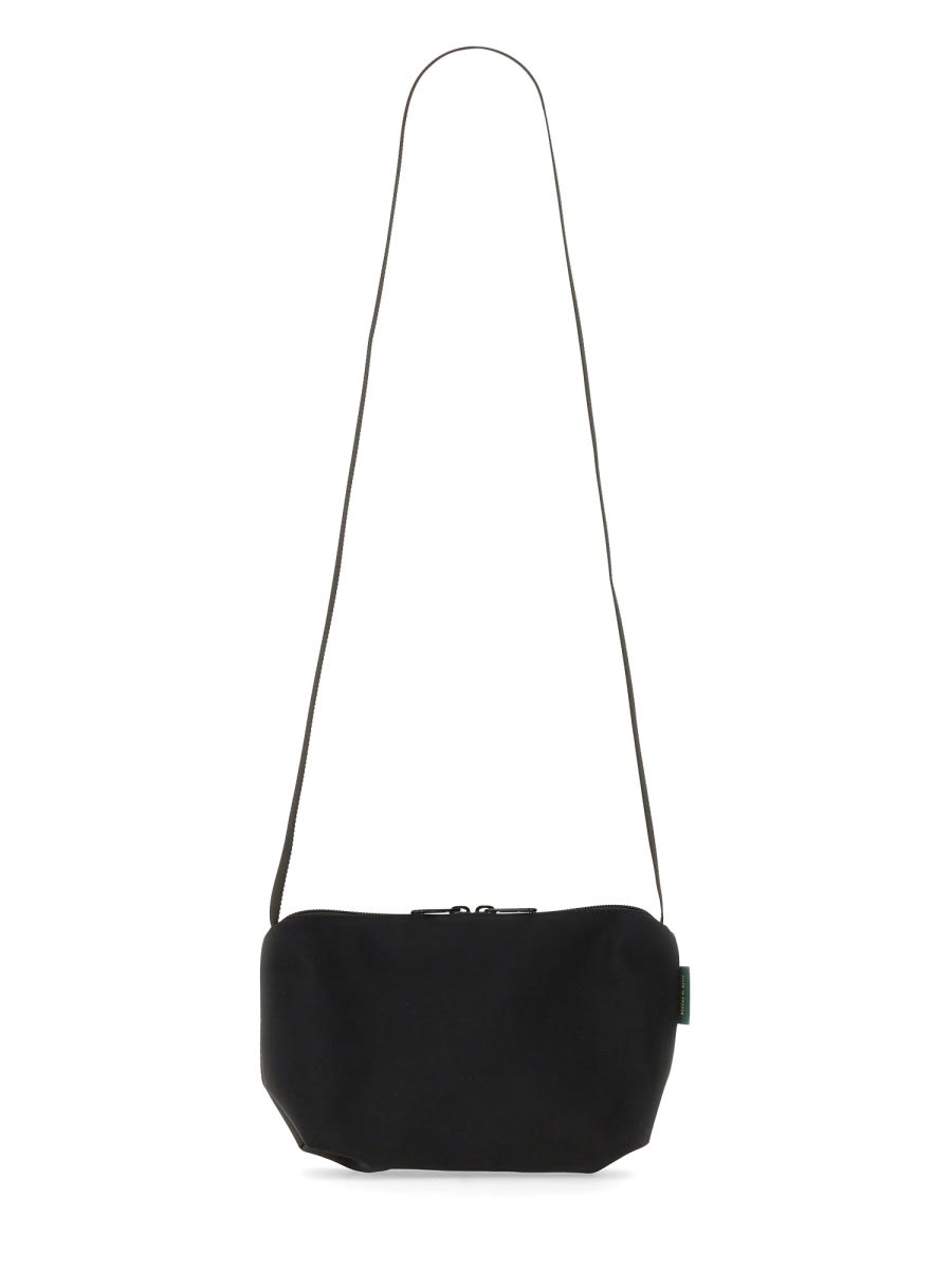 Herve Chapelier Nylon Shoulder Bag In Black