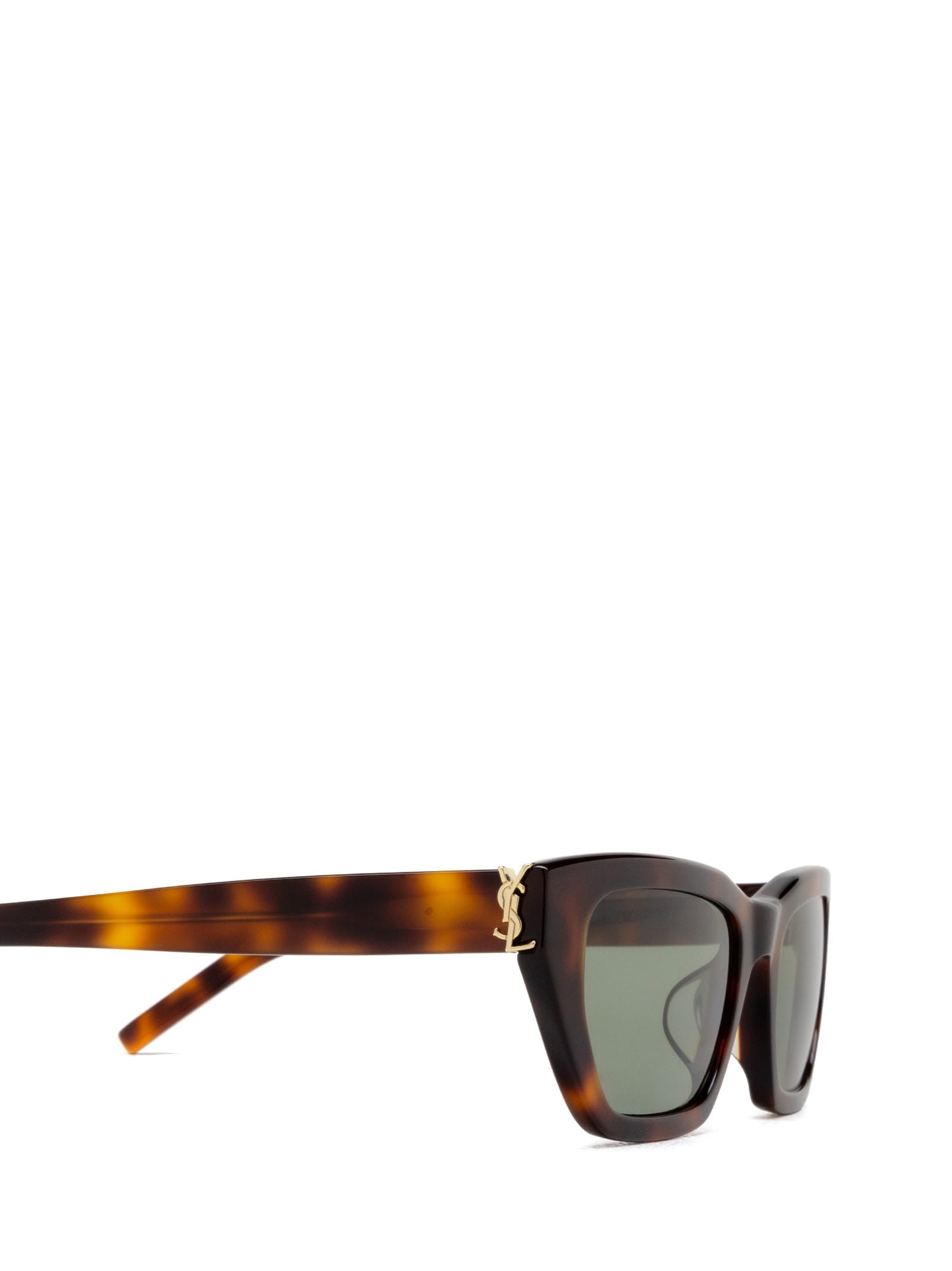 Shop Saint Laurent Sl M127/f Havana Sunglasses