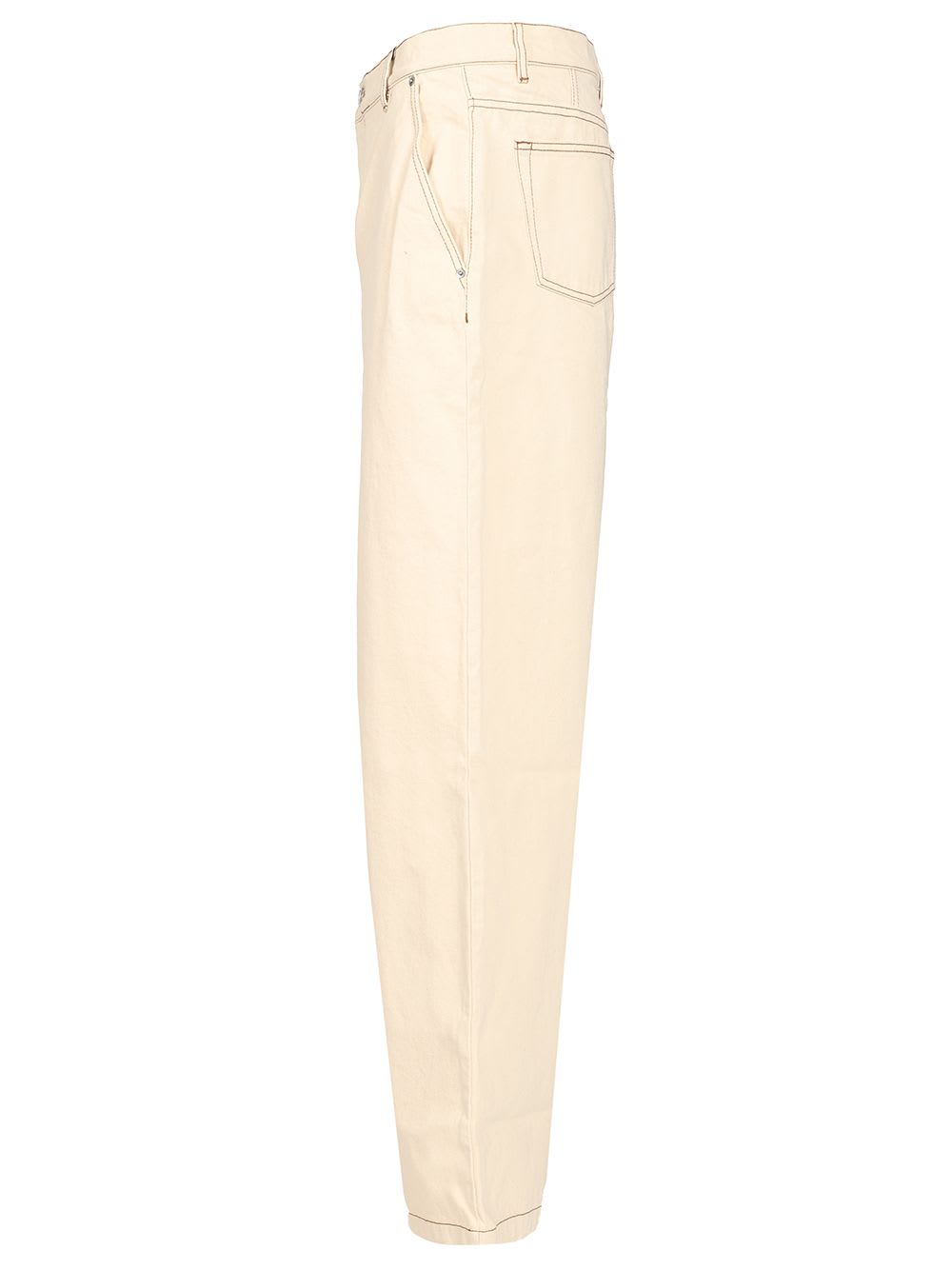 Shop Ami Alexandre Mattiussi Wide Leg Jeans