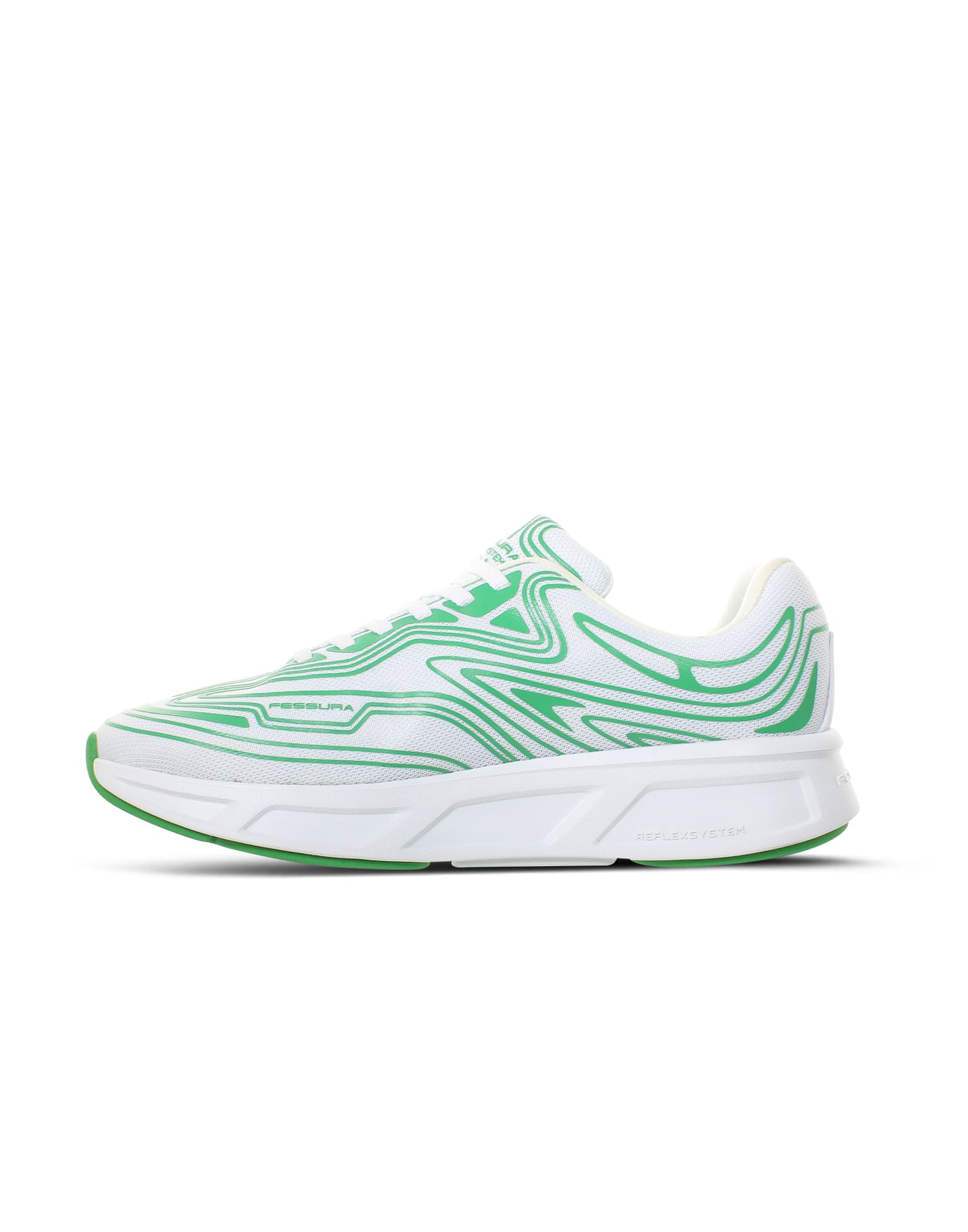 Shop Fessura Runflex #01 In White-green