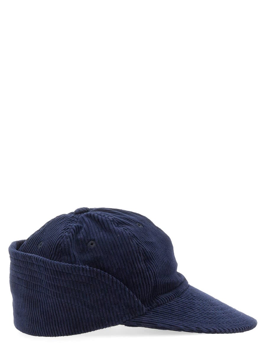 Shop Baracuta Hat With Logo In Blue
