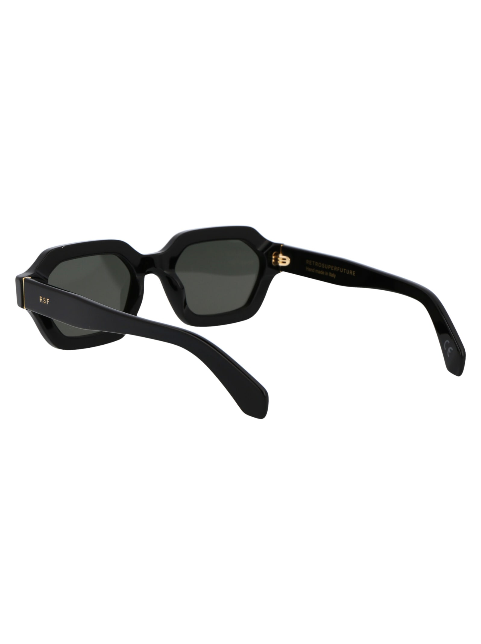 Shop Retrosuperfuture Pooch Sunglasses In Black