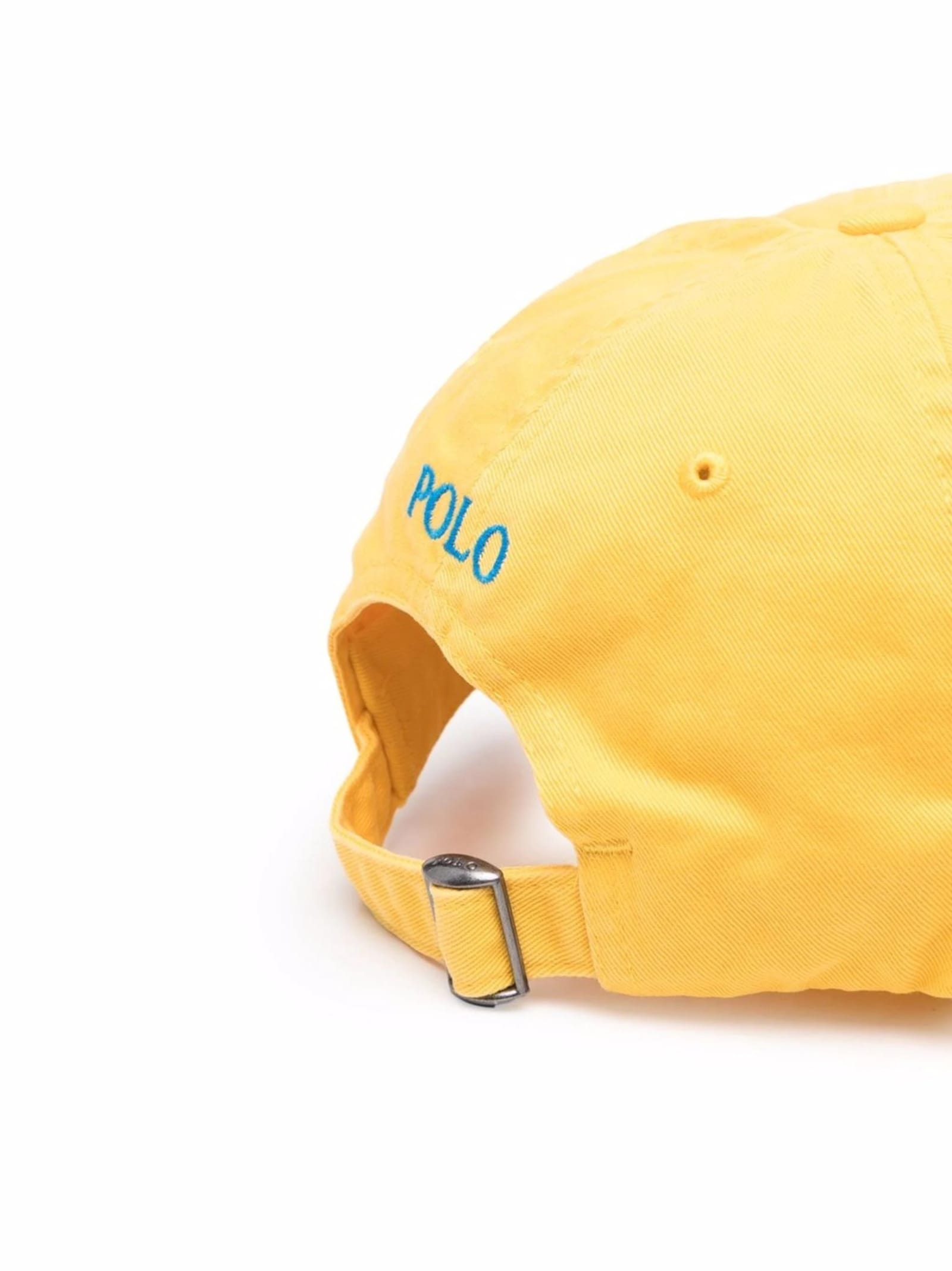 Shop Ralph Lauren Yellow Baseball Hat With Contrasting Pony