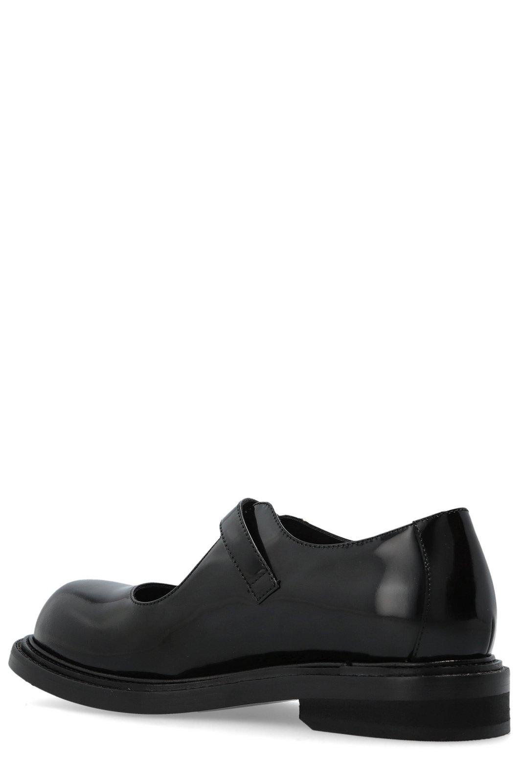 Moschino Woman Loafers Black Size 8 Calfskin In Black