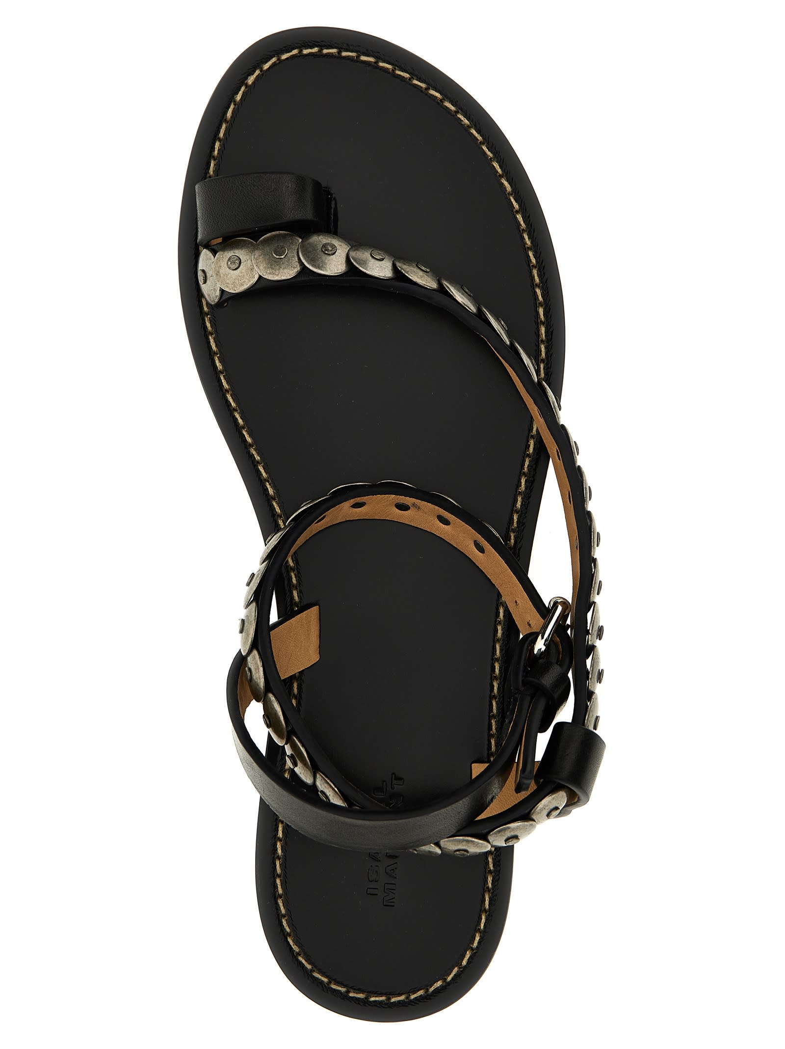 Shop Isabel Marant Melte Sandals In Black