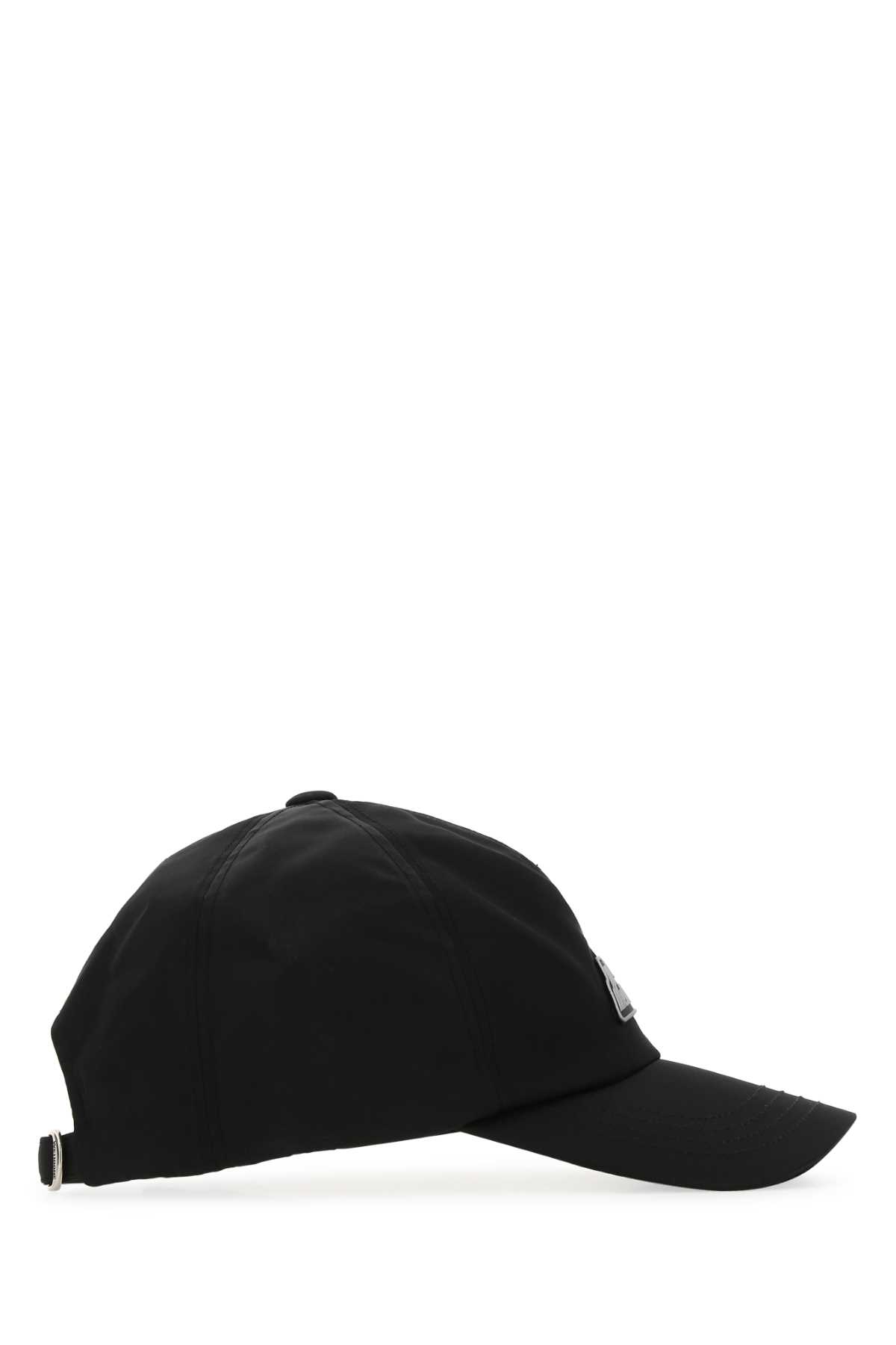 Shop We11 Done Black Nylon Baseball Cap