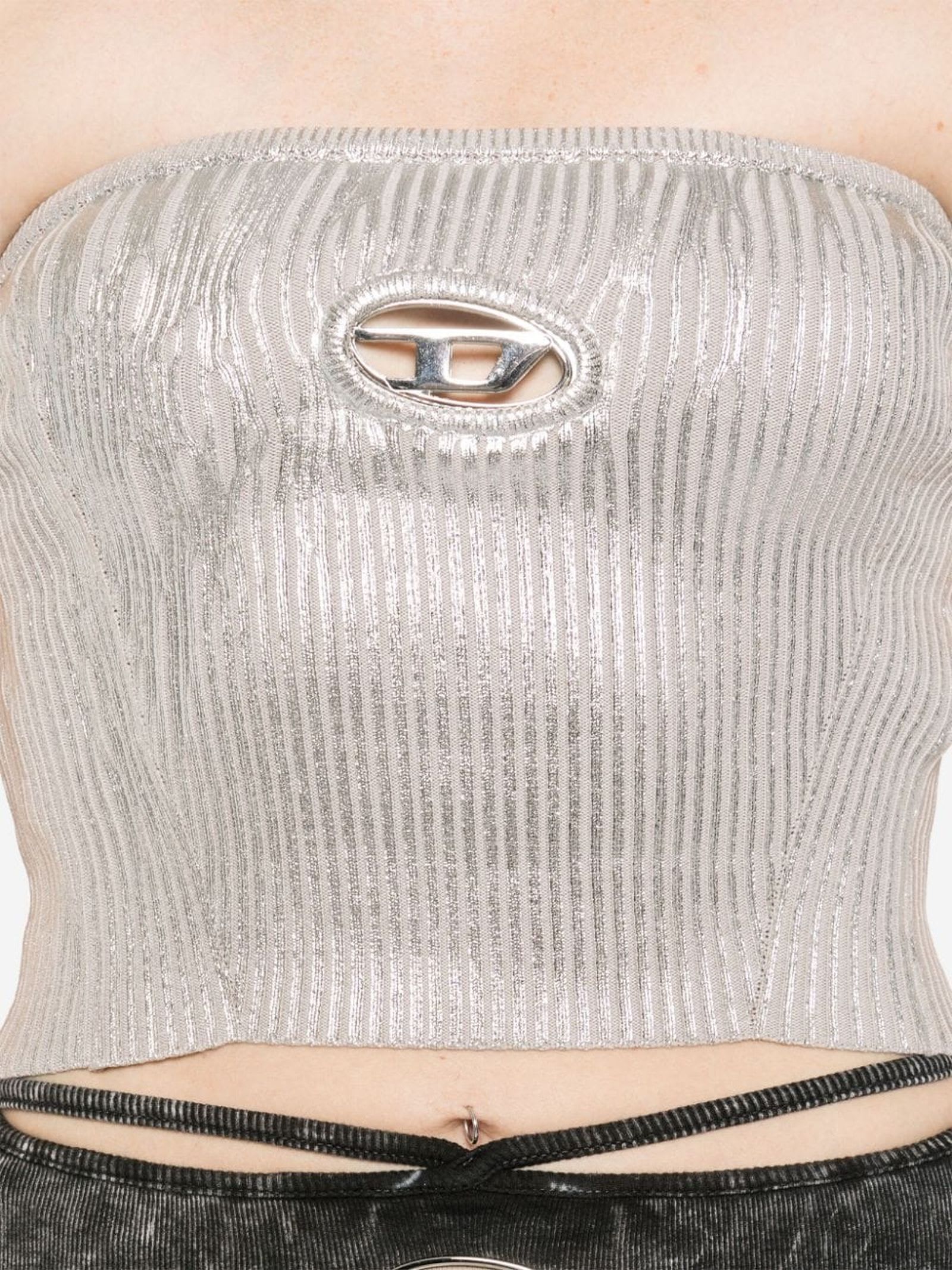 Shop Diesel Clarksville Top In Silver